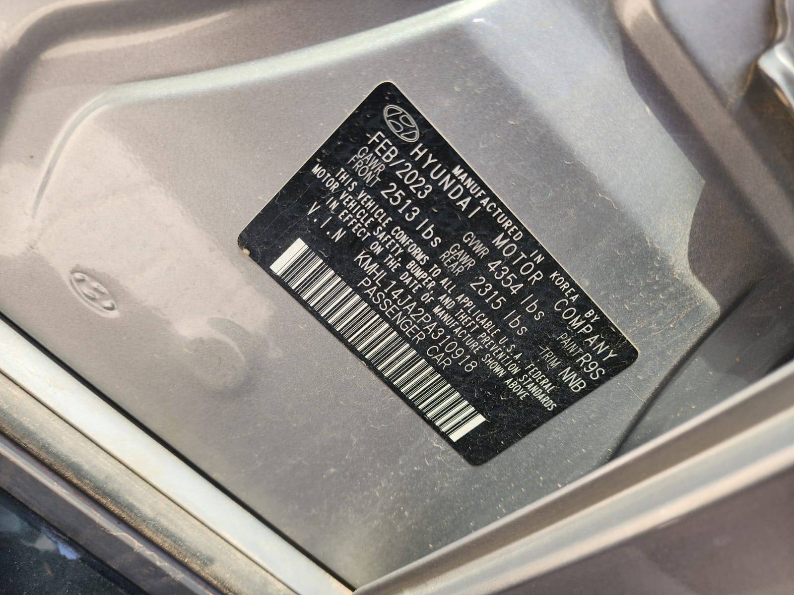 HYUNDAI SONATA 2023 - Marhaba Auction Used Cars - Image 10