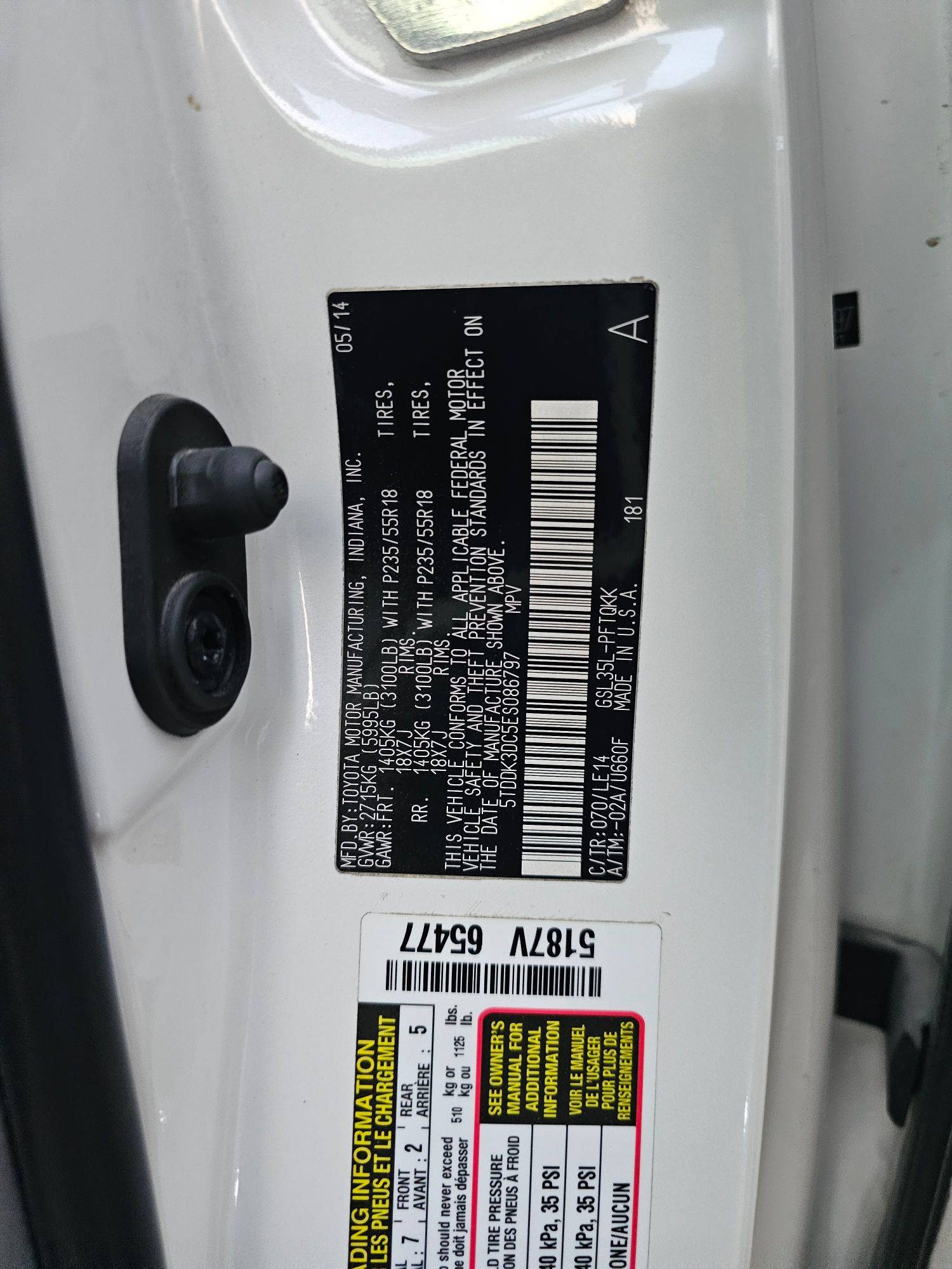 TOYOTA SIENNA 2014 - Marhaba Auction Used Cars - Image 13