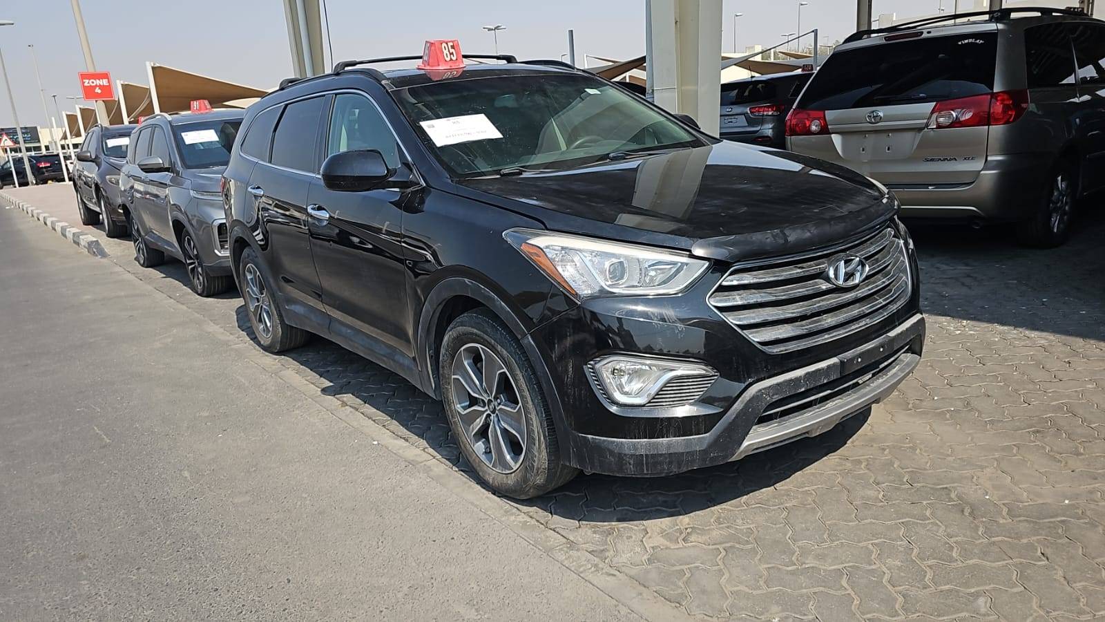 2016 HYUNDAI SANTA FE — 184489 Miles — Lot 136596 — Souq - Marhaba Auctions Used Cars - Image 3