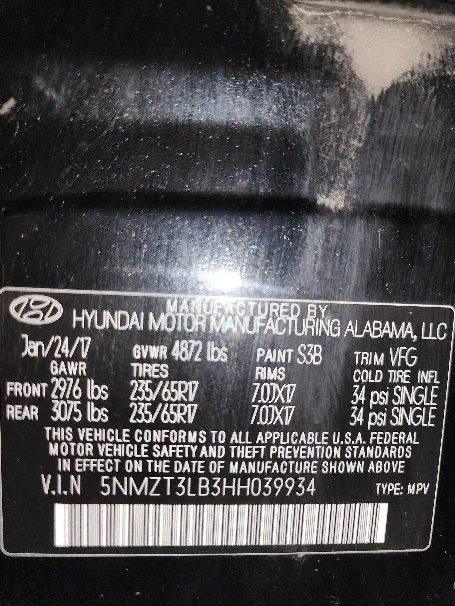 HYUNDAI SANTA FE SPORT 2017 - Marhaba Auction Used Cars - Image 8