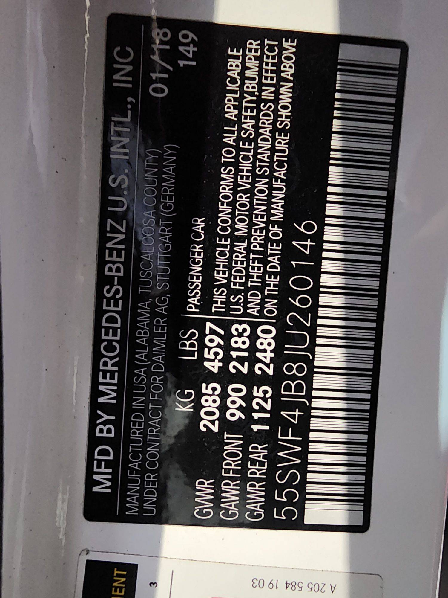 MERCEDES BENZ C300 2018 - Marhaba Auction Used Cars - Image 11