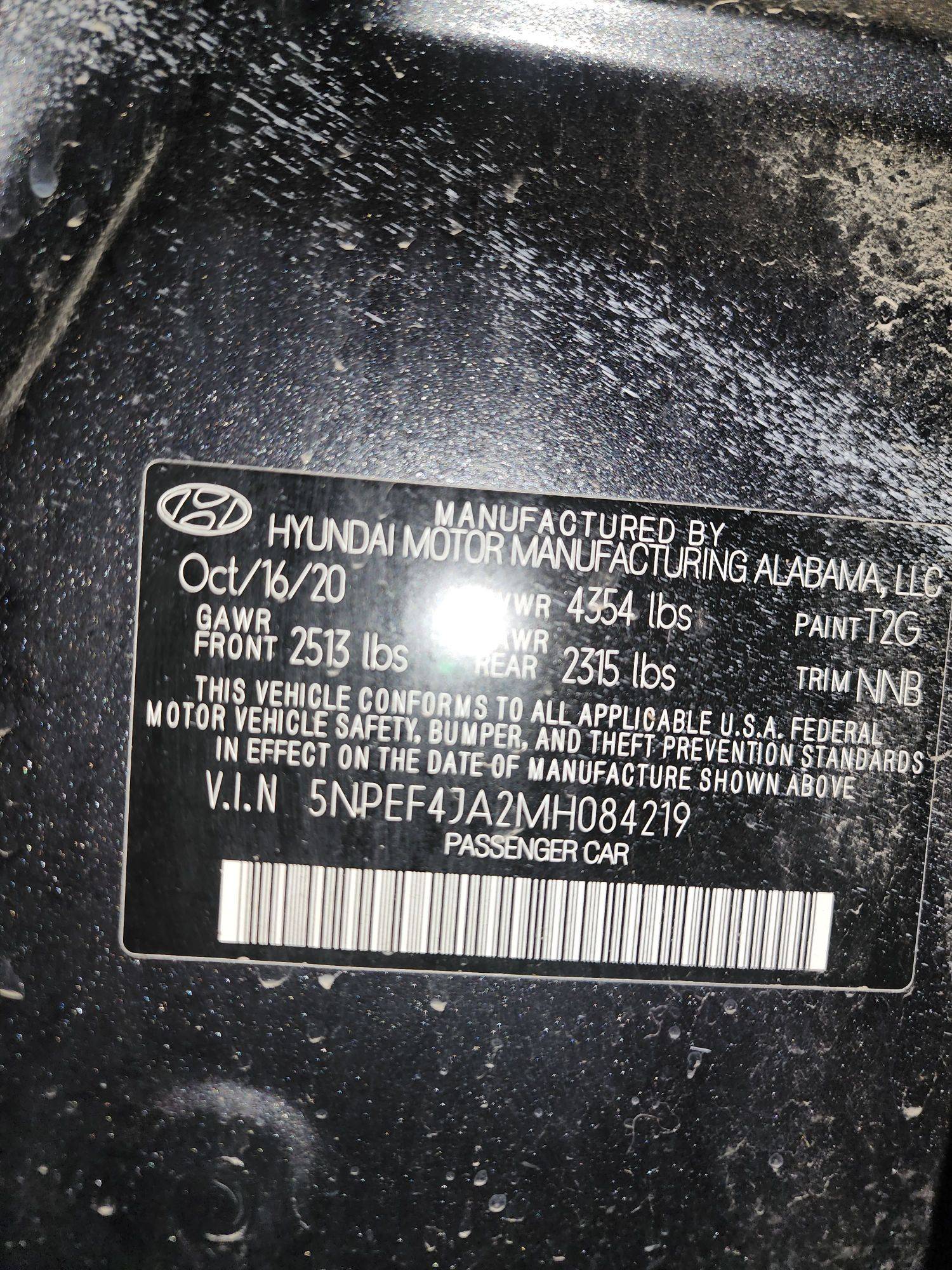 HYUNDAI SONATA 2021 - Marhaba Auction Used Cars - Image 11