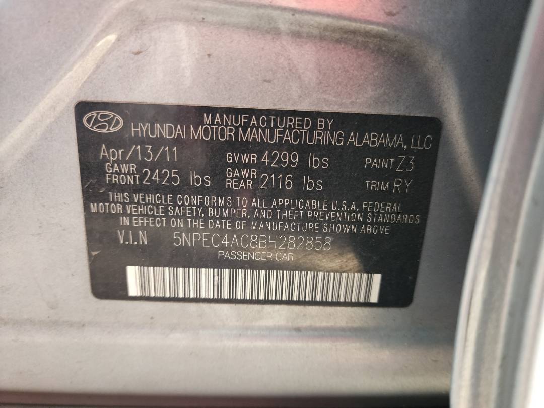 2011 HYUNDAI SONATA — 247587 Miles — Lot 38125490 - Marhaba Auctions Used Cars - Image 5