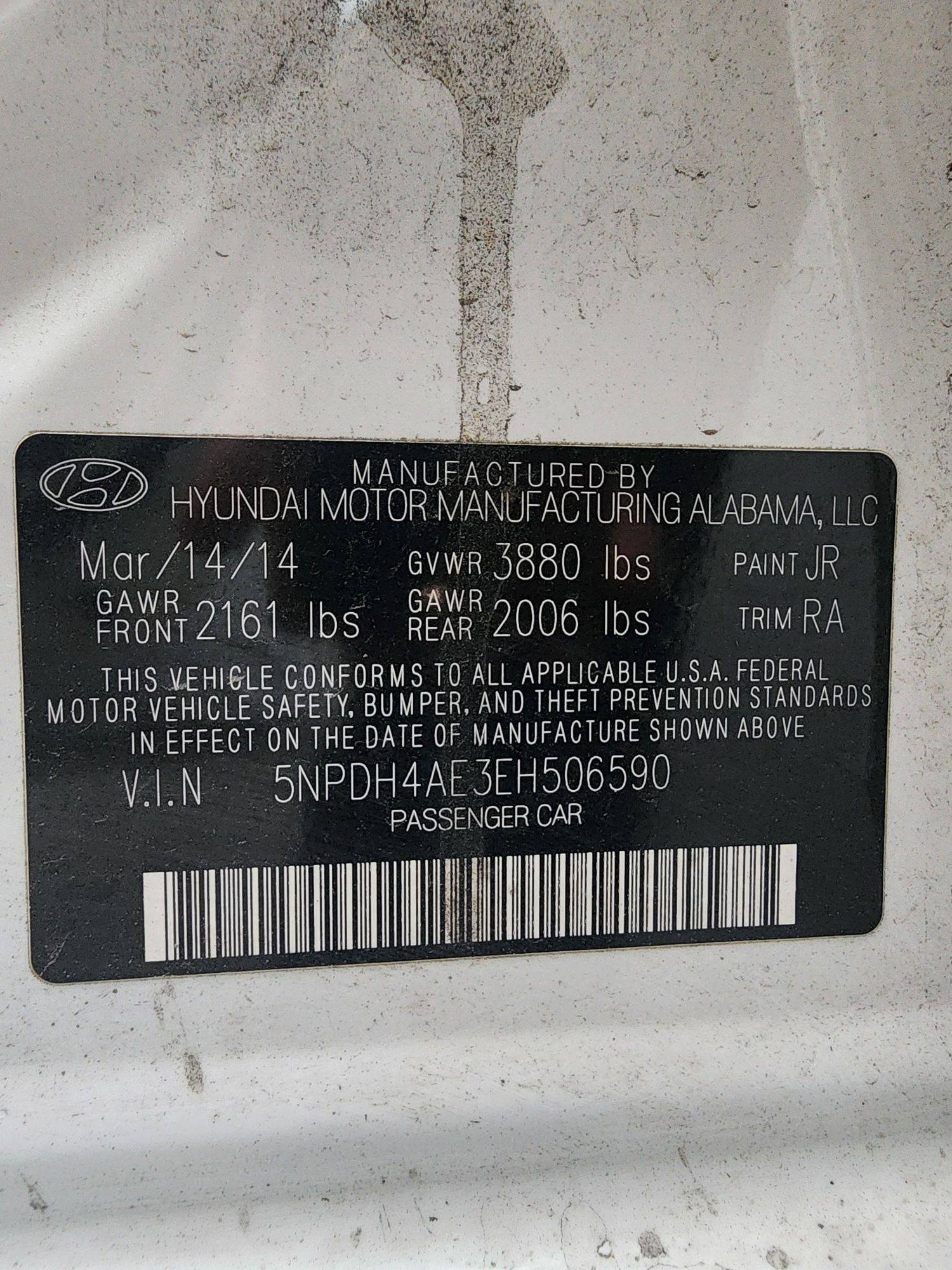2014 HYUNDAI ELANTRA — 171378 Miles — Lot 41965484 — Main - Marhaba Auctions Used Cars - Image 10
