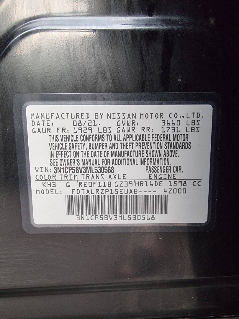 2021 NISSAN KICKS — 27000 Miles — Lot 125487 — Main - Marhaba Auctions Used Cars - Image 9