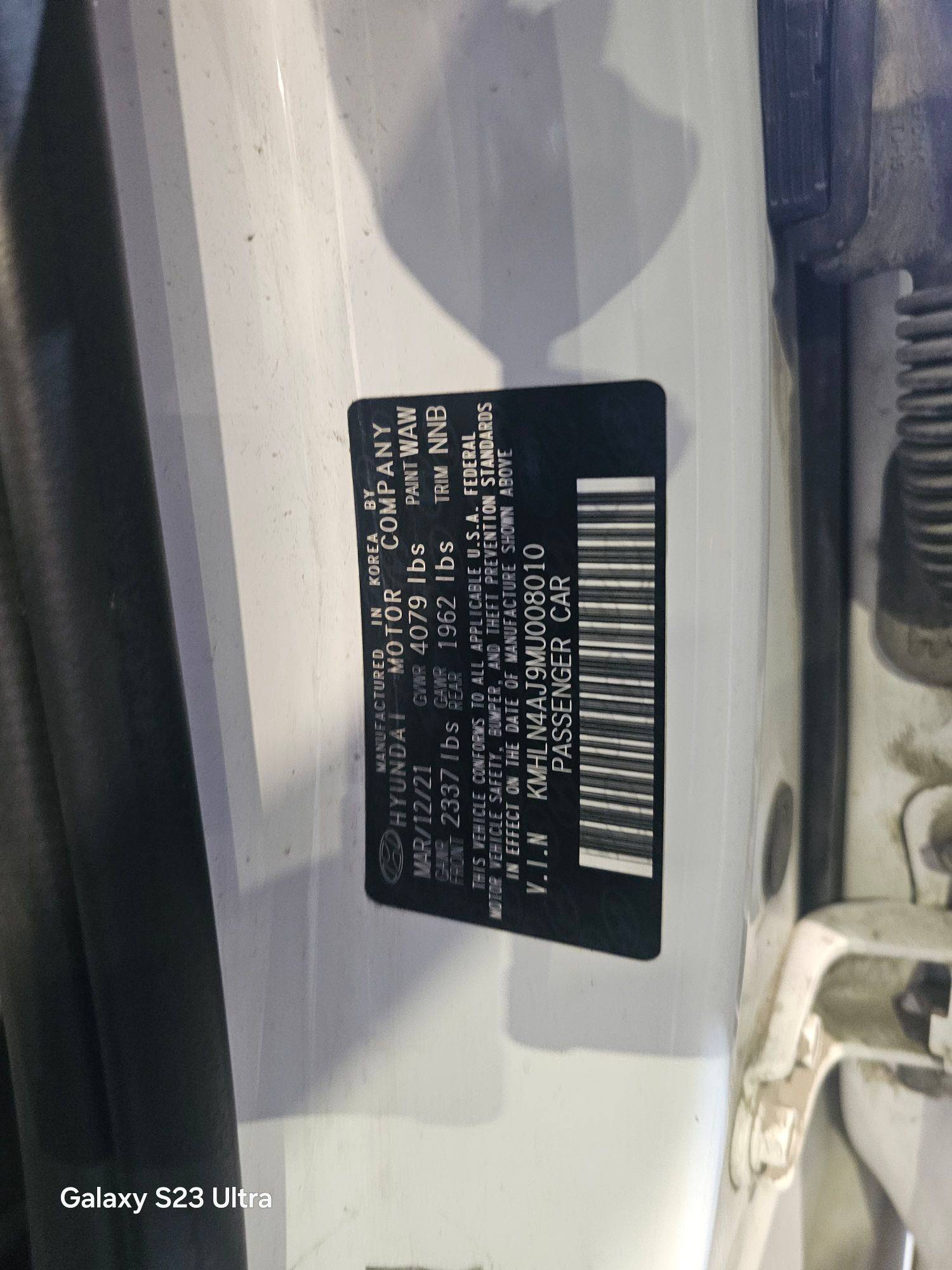 HYUNDAI ELANTRA 2021 - Marhaba Auction Used Cars - Image 8