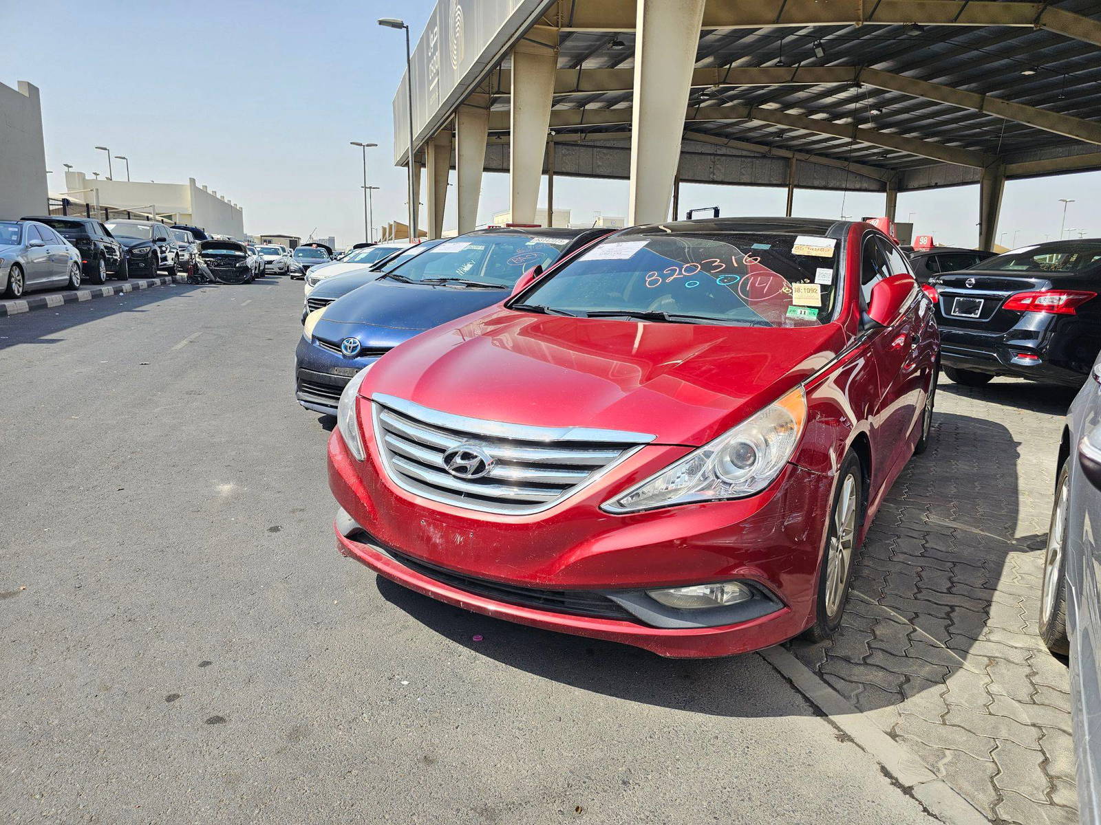 2014 HYUNDAI SONATA — 163081 Miles — Lot 8594989 — Main - Marhaba Auctions Used Cars - Image 3