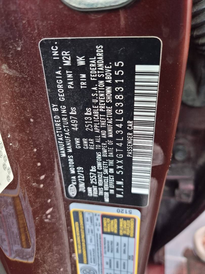 KIA OPTIMA 2020 - Marhaba Auction Used Cars - Image 8