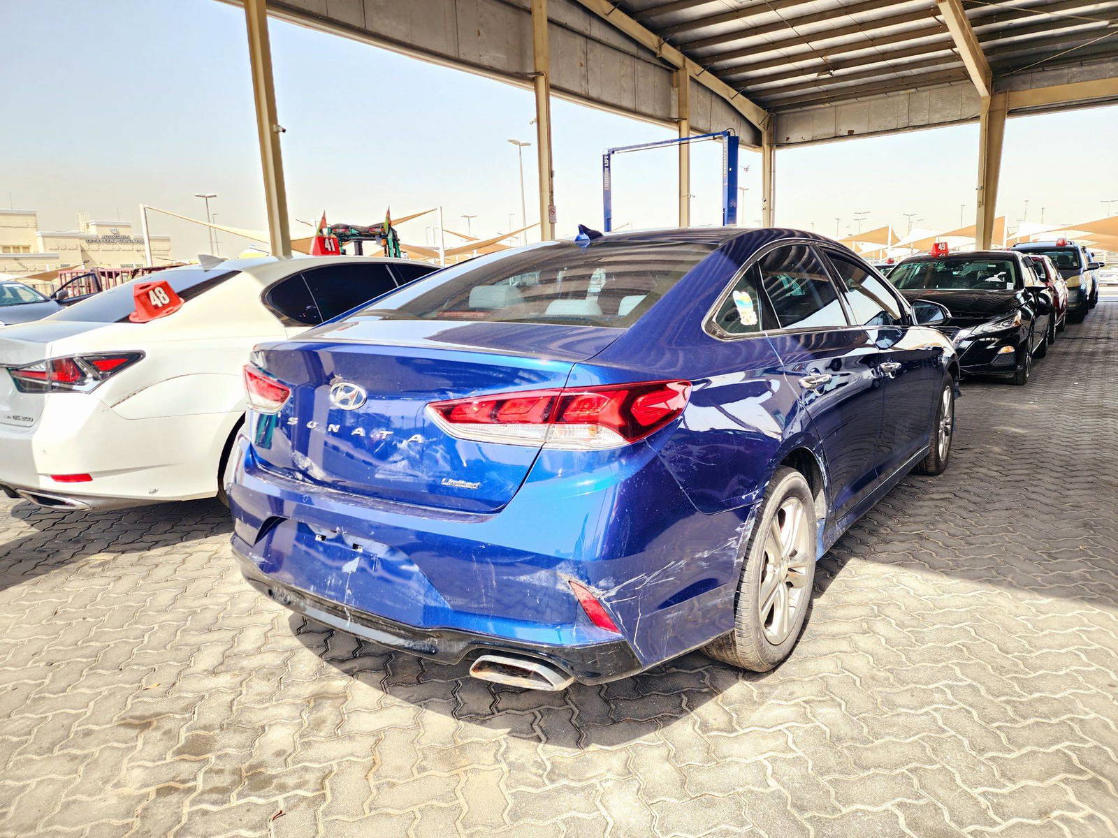 2018 HYUNDAI SONATA — 80206 Miles — Lot 40782405 — Souq - Marhaba Auctions Used Cars - Image 3