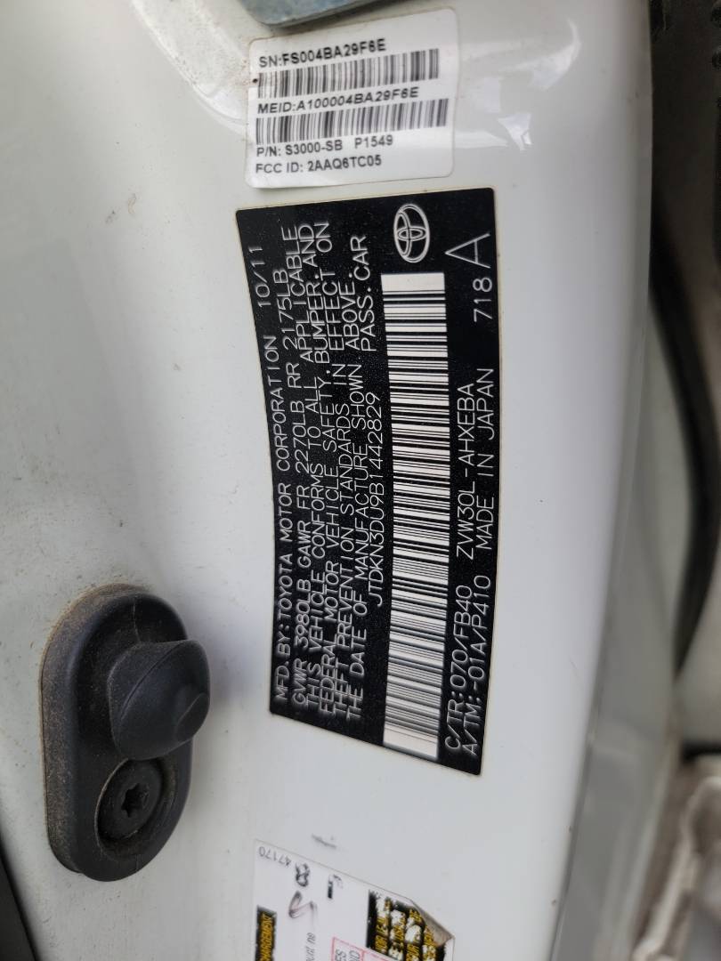 2011 TOYOTA PRIUS — 273327 Miles — Lot B1442829 — Main - Marhaba Auctions Used Cars - Image 10