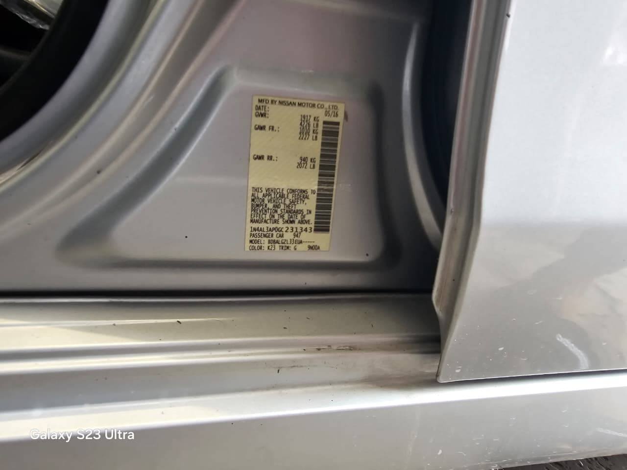 NISSAN ALTIMA 2016 - Marhaba Auction Used Cars - Image 9