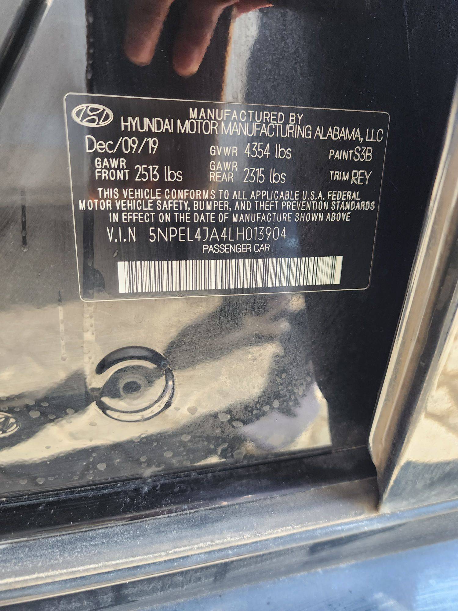 2020 HYUNDAI SONATA — 21848 Miles — Lot 60600983 - Marhaba Auctions Used Cars - Image 8