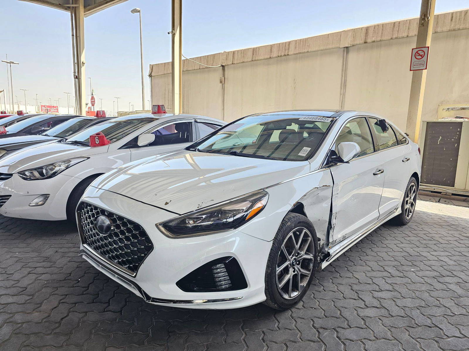 2018 HYUNDAI SONATA — 65988 Miles — Lot 43468465 — Main - Marhaba Auctions Used Cars - Image 3