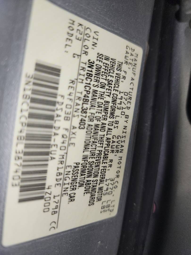 2011 NISSAN VERSA — 135289 Miles — Lot 387403 - Marhaba Auctions Used Cars - Image 3