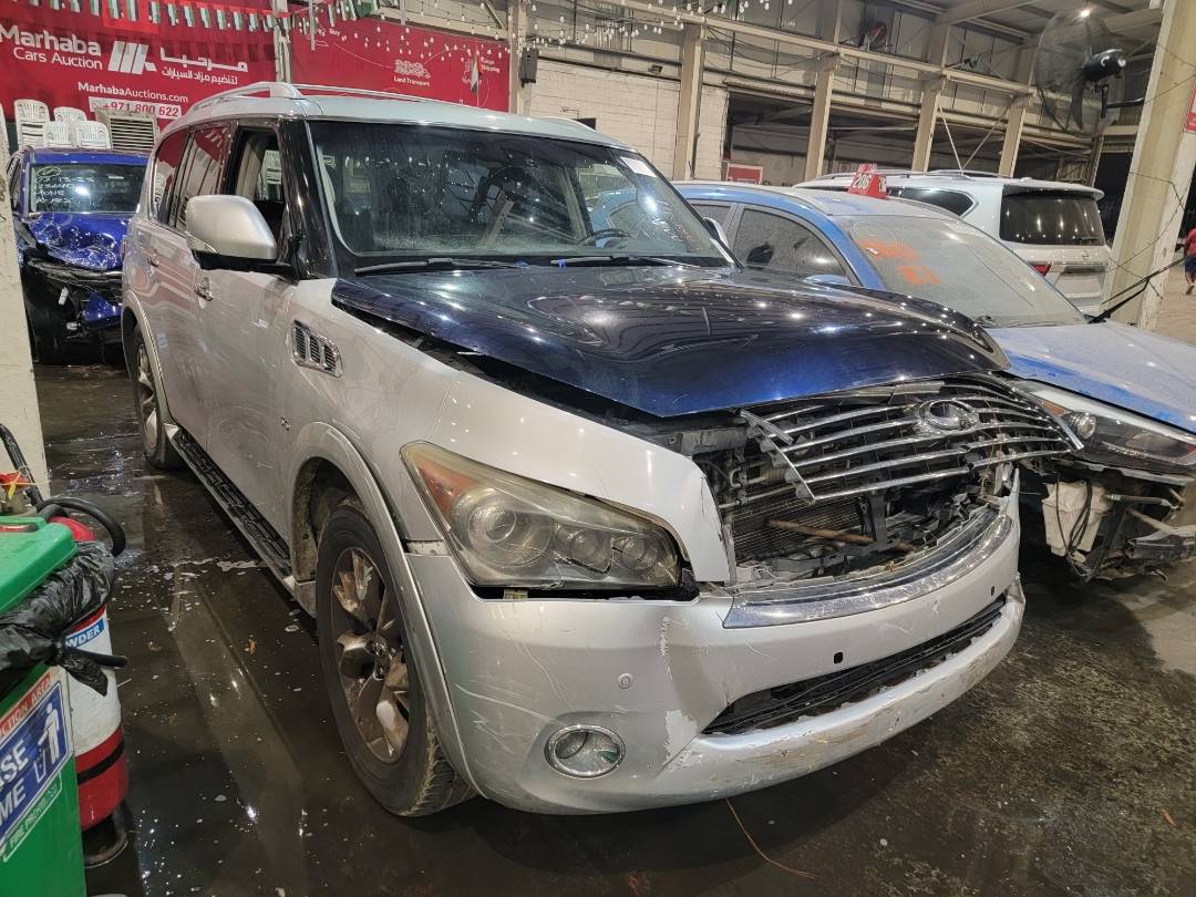 2014 INFINITI QX80 — 131645 Miles — Lot 1638103 — Main - Marhaba Auctions Used Cars - Image 4