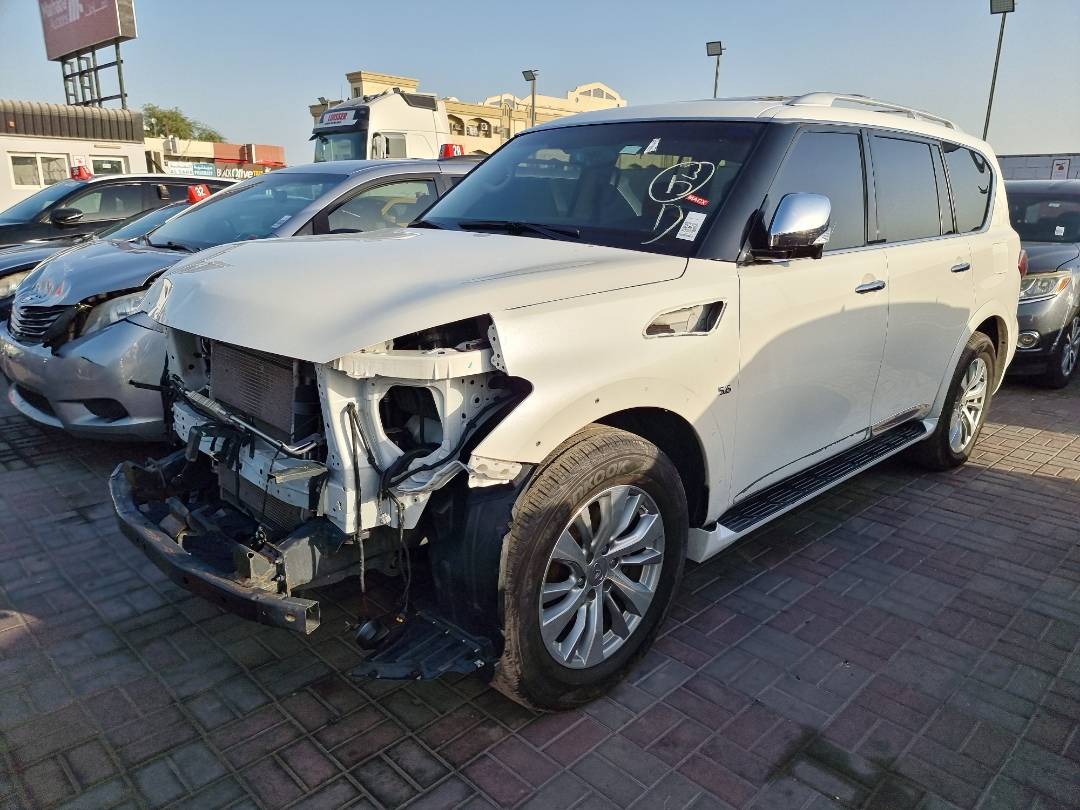 2016 INFINITI QX80 — 88809 Miles — Lot 125487 — Ind. 12 - Marhaba Auctions Used Cars - Image 4