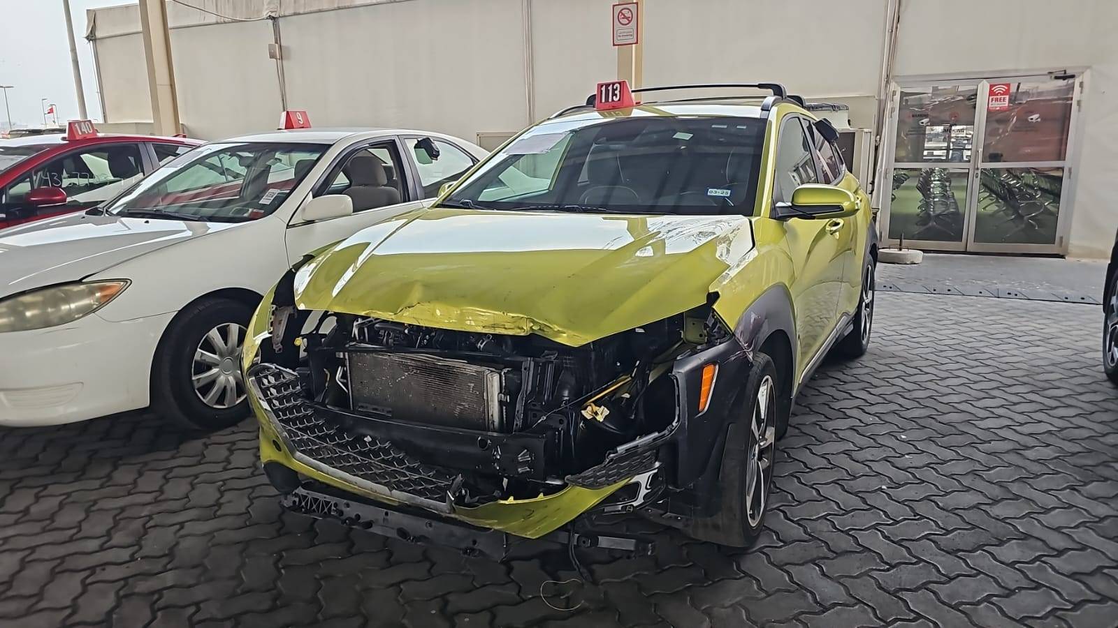 2020 HYUNDAI KONA — 61935 Miles — Lot LU591487 — Souq - Marhaba Auctions Used Cars - Image 3