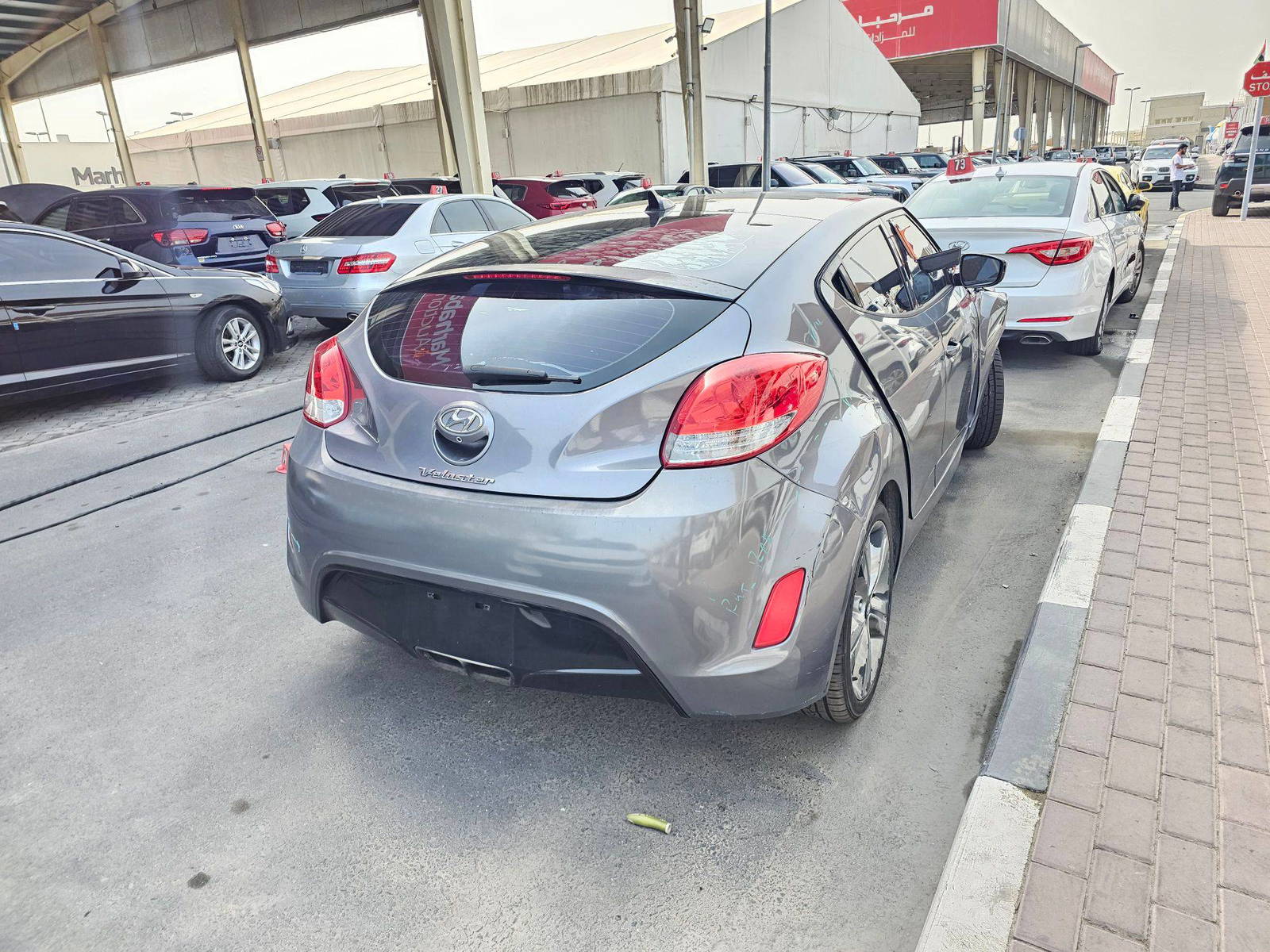 2017 HYUNDAI VELOSTER — 94098 Miles — Lot AD0HU314403 — Souq - Marhaba Auctions Used Cars - Image 5