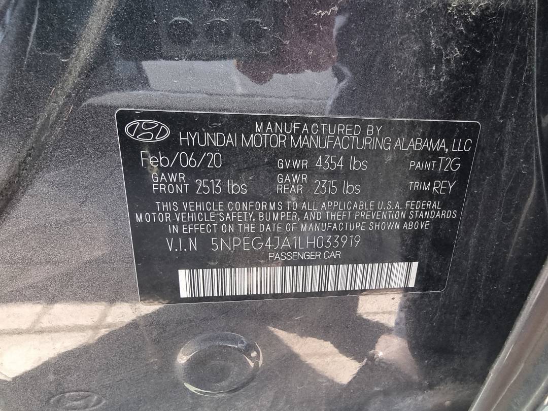 HYUNDAI SONATA 2020 - Marhaba Auction Used Cars - Image 8