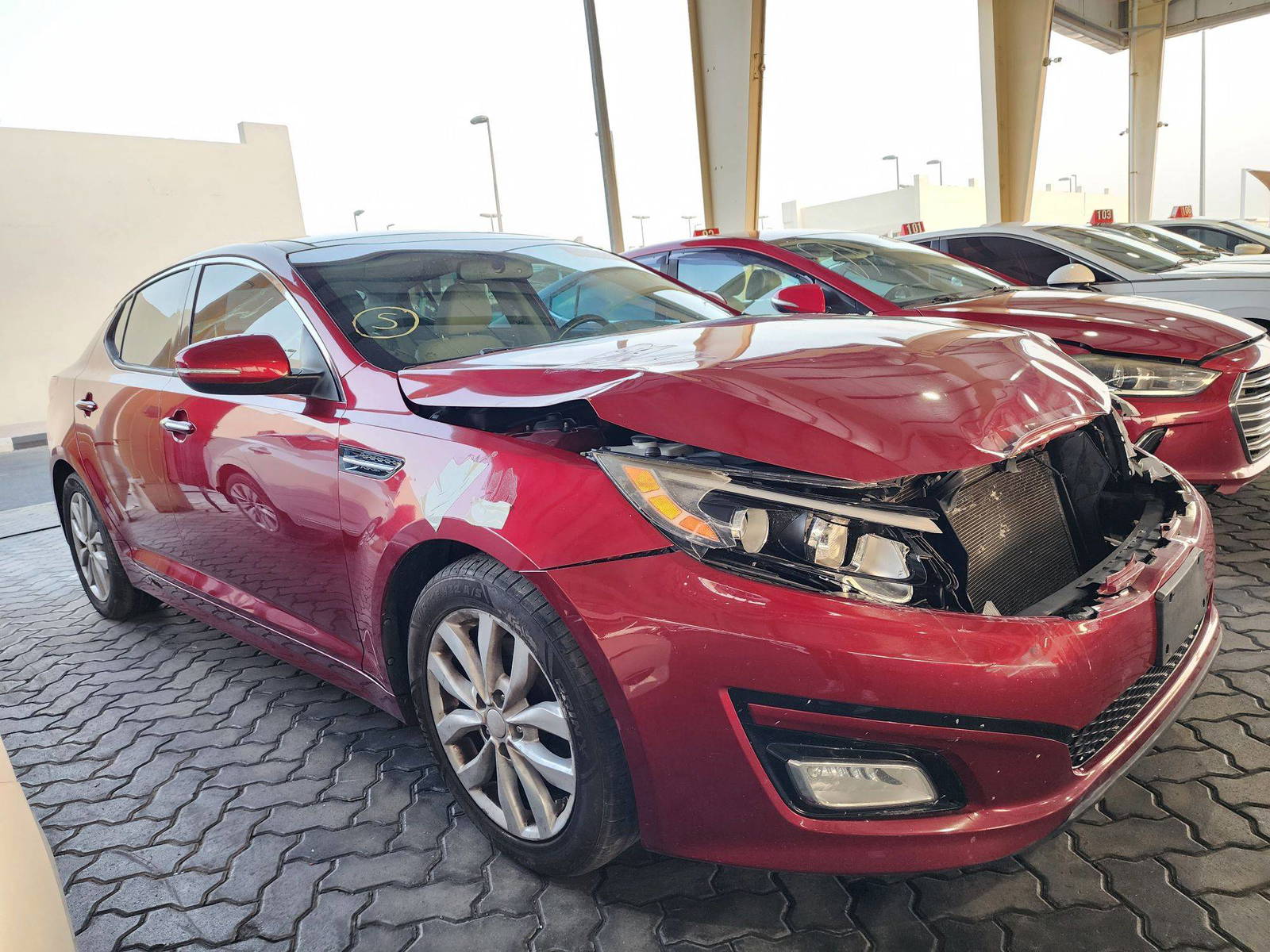 2014 KIA OPTIMA — 187119 Miles — Lot 71666 — Souq - Marhaba Auctions Used Cars - Image 4