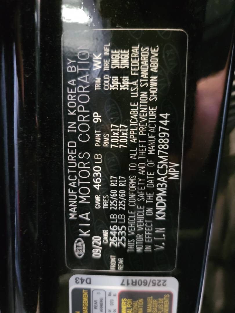 2021 KIA SPORTAGE — 70493 Miles — Lot 42005384 — Main - Marhaba Auctions Used Cars - Image 9