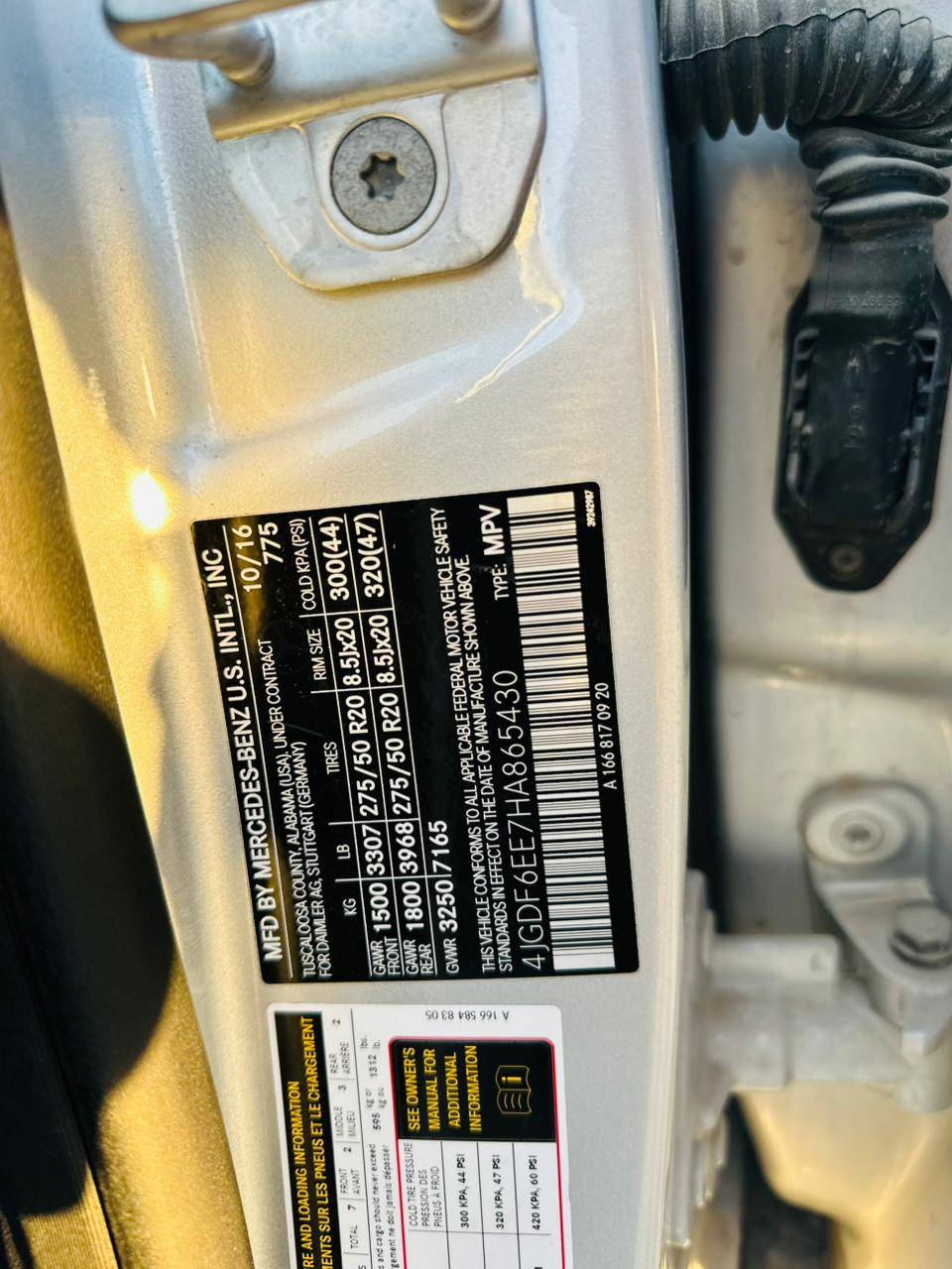 MERCEDES BENZ GLS 450 2017 - Marhaba Auction Used Cars - Image 16