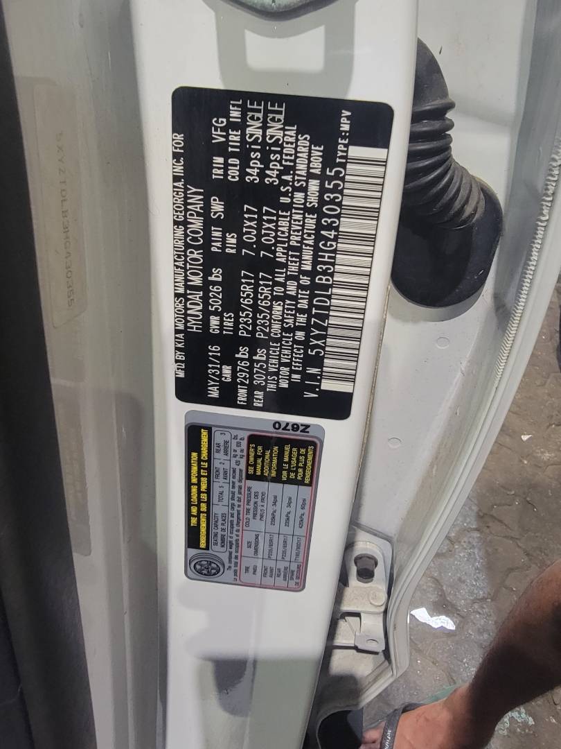 HYUNDAI SANTA FE 2017 - Marhaba Auction Used Cars - Image 9