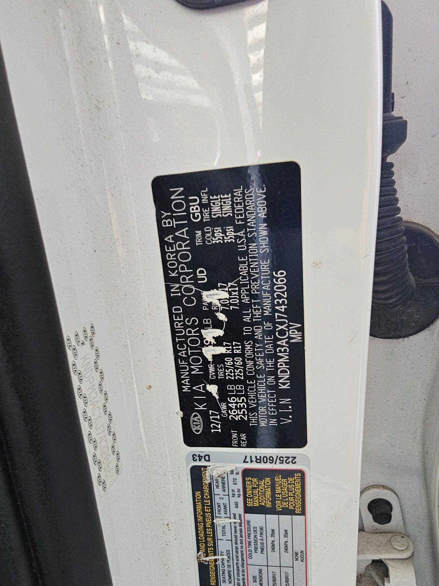 KIA SPORTAGE 2018 - Marhaba Auction Used Cars - Image 9