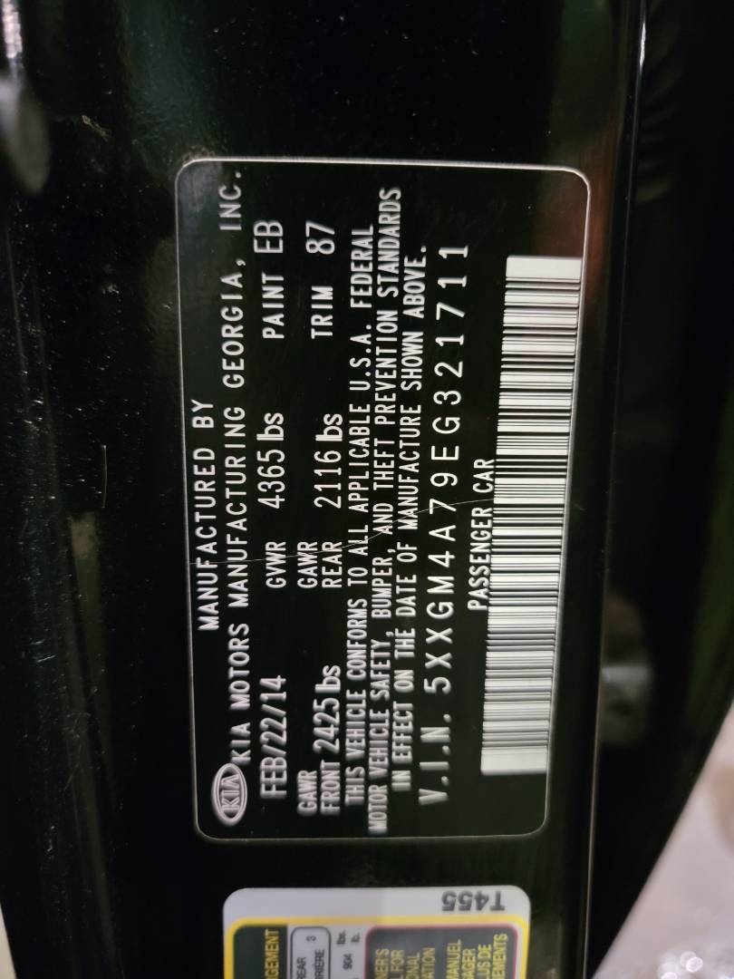 2014 KIA OPTIMA — 208782 Miles — Lot 62526814 — Main - Marhaba Auctions Used Cars - Image 10