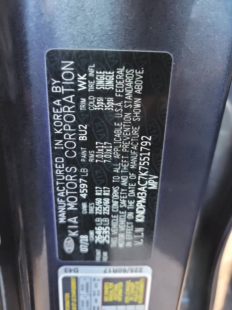 2019 KIA SPORTAGE — 75096 Miles — Lot 66791744 — Main - Marhaba Auctions Used Cars - Image 10