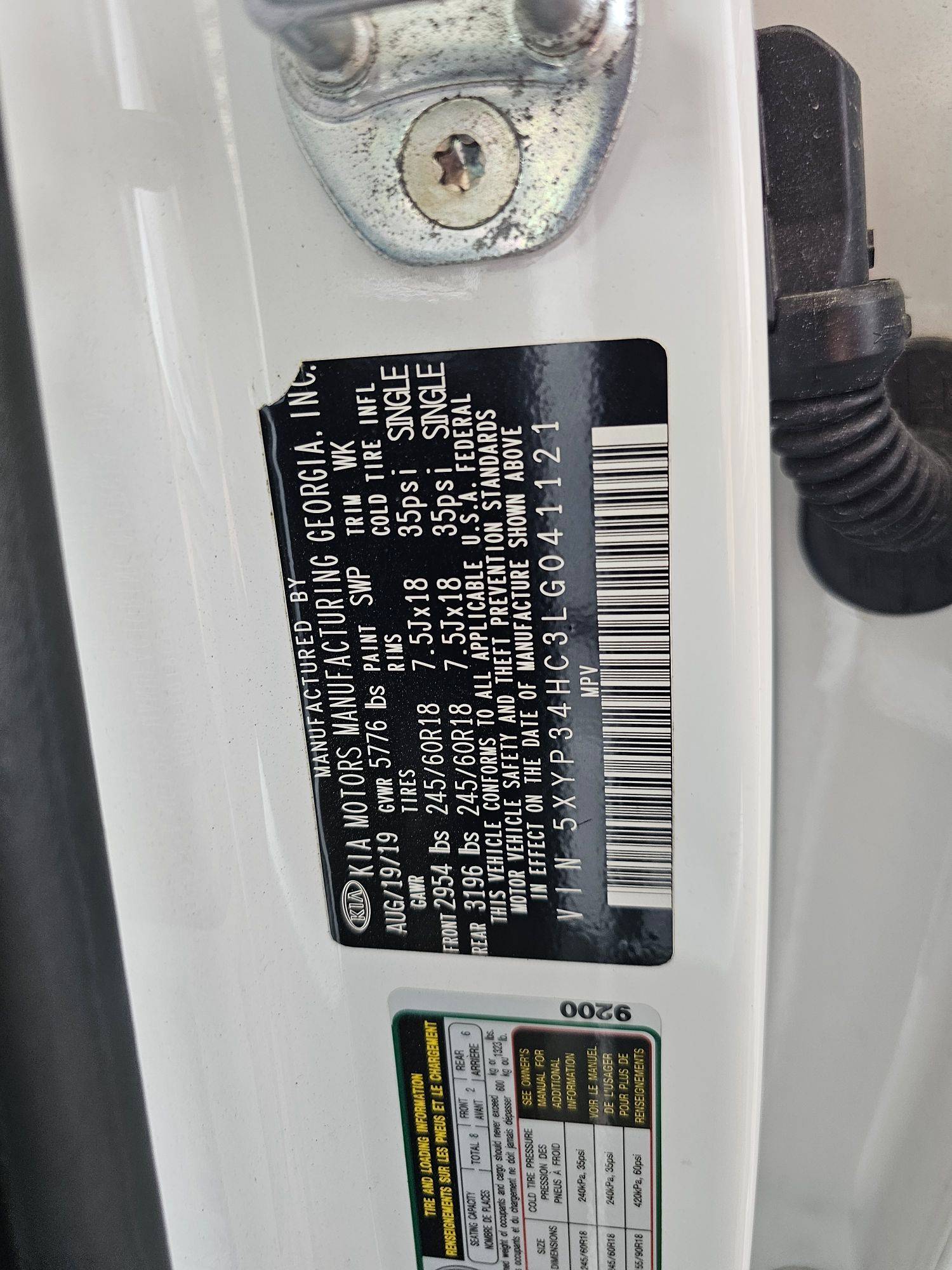 KIA TELLURIDE 2020 - Marhaba Auction Used Cars - Image 10