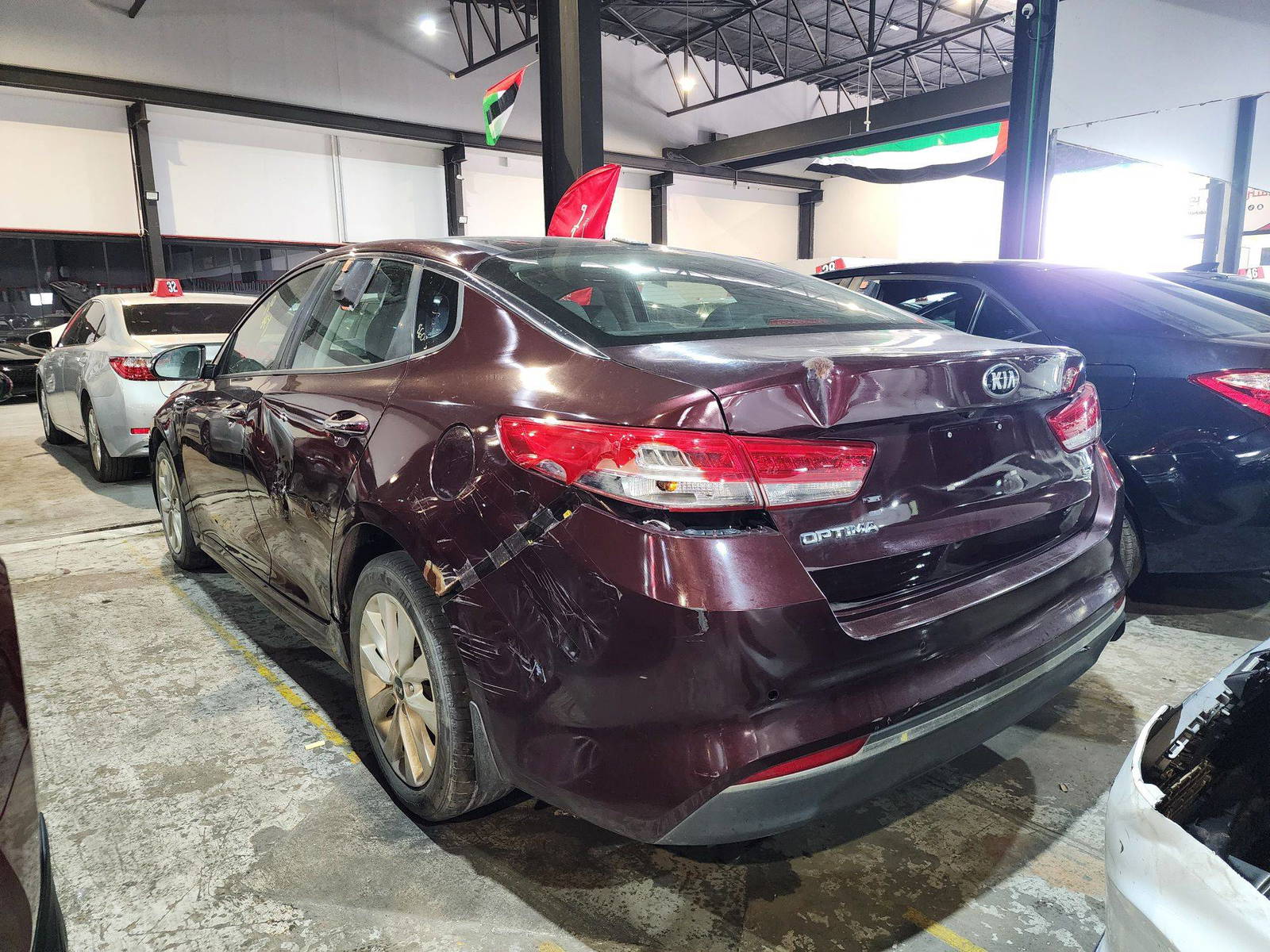 2016 KIA OPTIMA — 141780 Miles — Lot 1174944 — Al Quoz - Marhaba Auctions Used Cars - Image 4