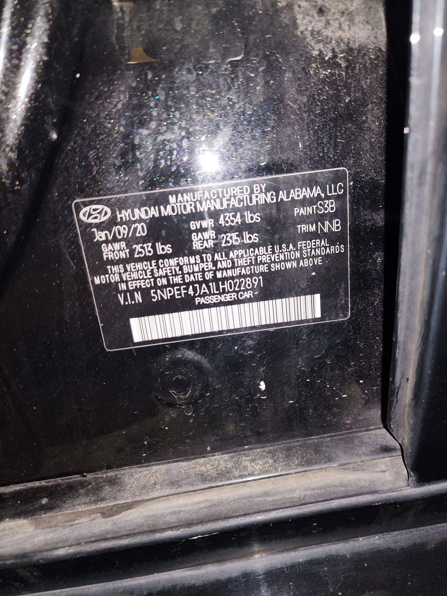 HYUNDAI SONATA 2020 - Marhaba Auction Used Cars - Image 7