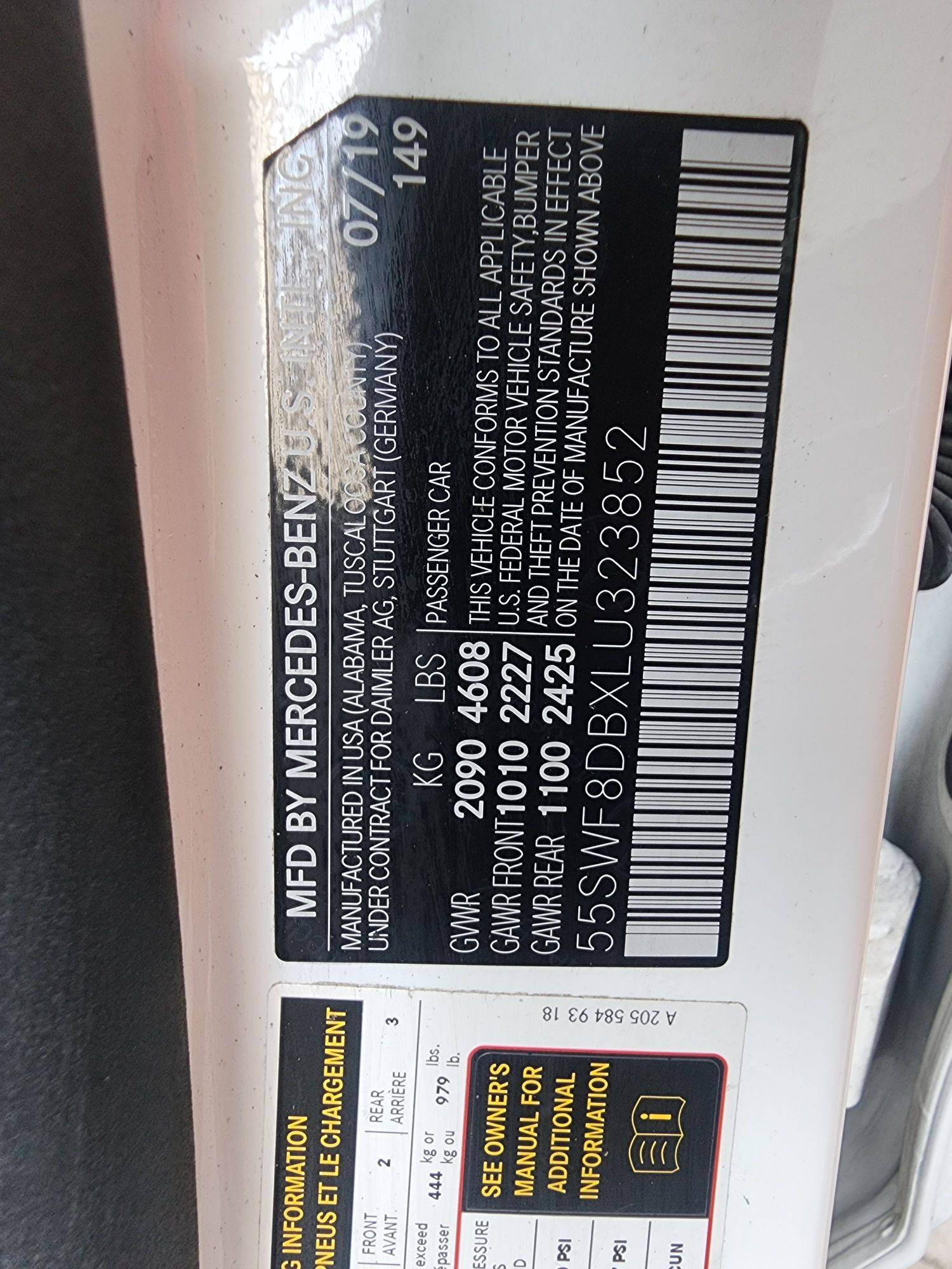 MERCEDES BENZ C300 2020 - Marhaba Auction Used Cars - Image 11