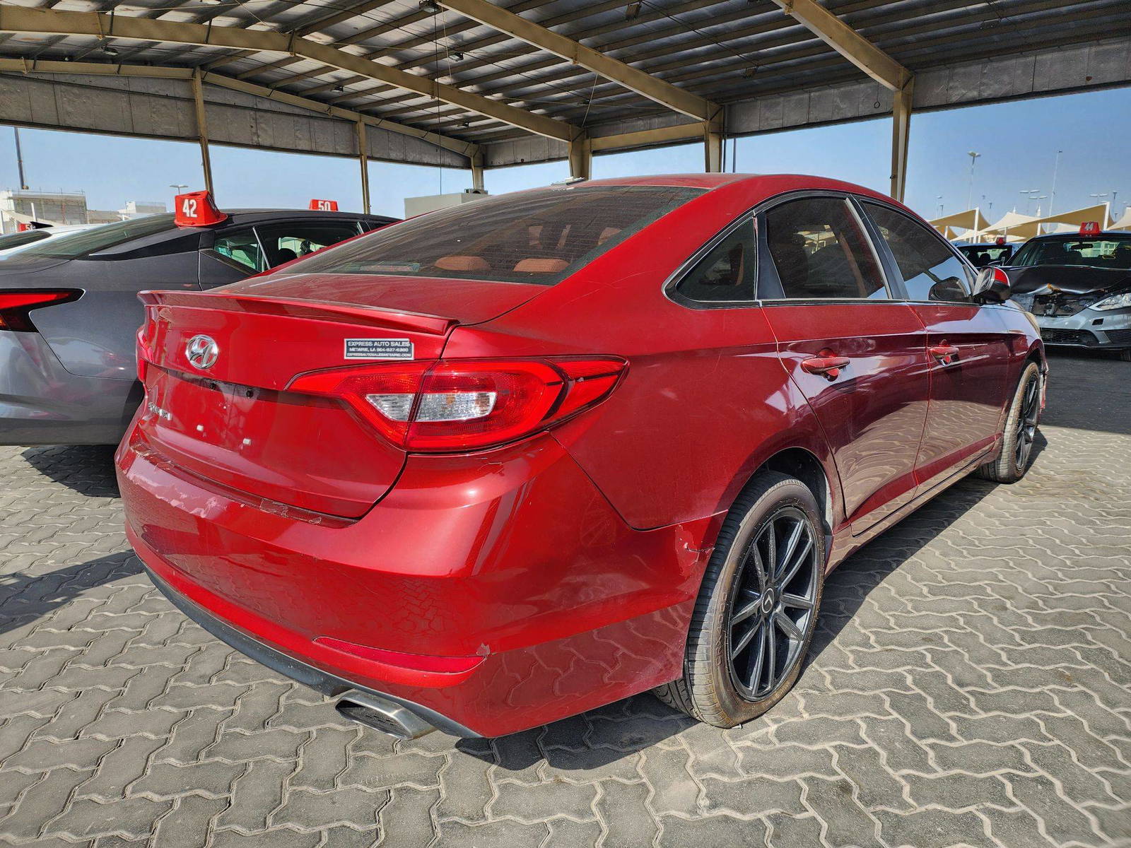 2015 HYUNDAI SONATA — 158078 Miles — Lot 230539 — Main - Marhaba Auctions Used Cars - Image 3