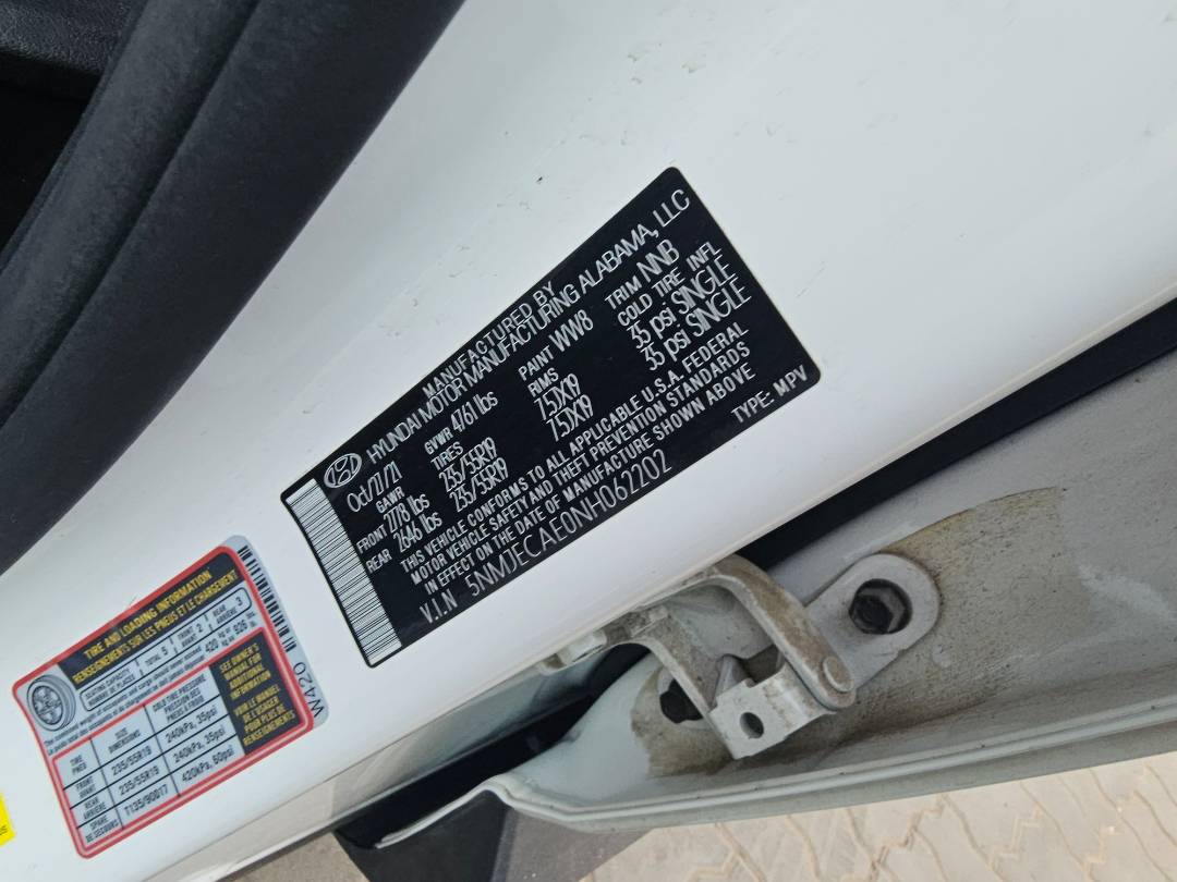 2022 HYUNDAI TUCSON — 74229 Miles — Lot H062202 — Main - Marhaba Auctions Used Cars - Image 9
