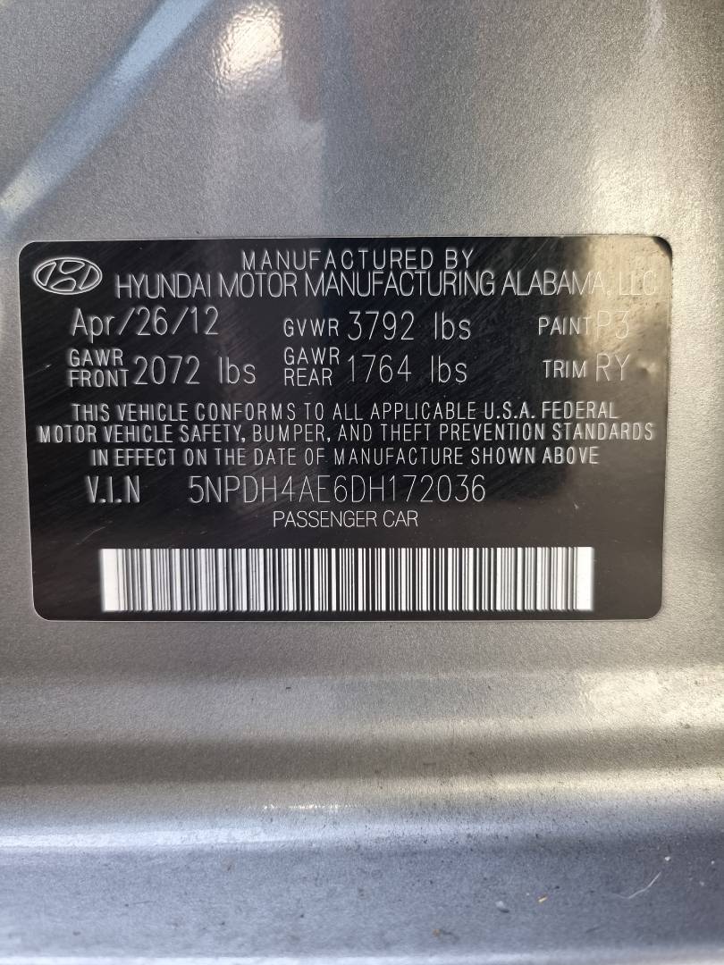 2013 HYUNDAI ELANTRA — 181762 Miles — Lot 214587 — Main - Marhaba Auctions Used Cars - Image 10