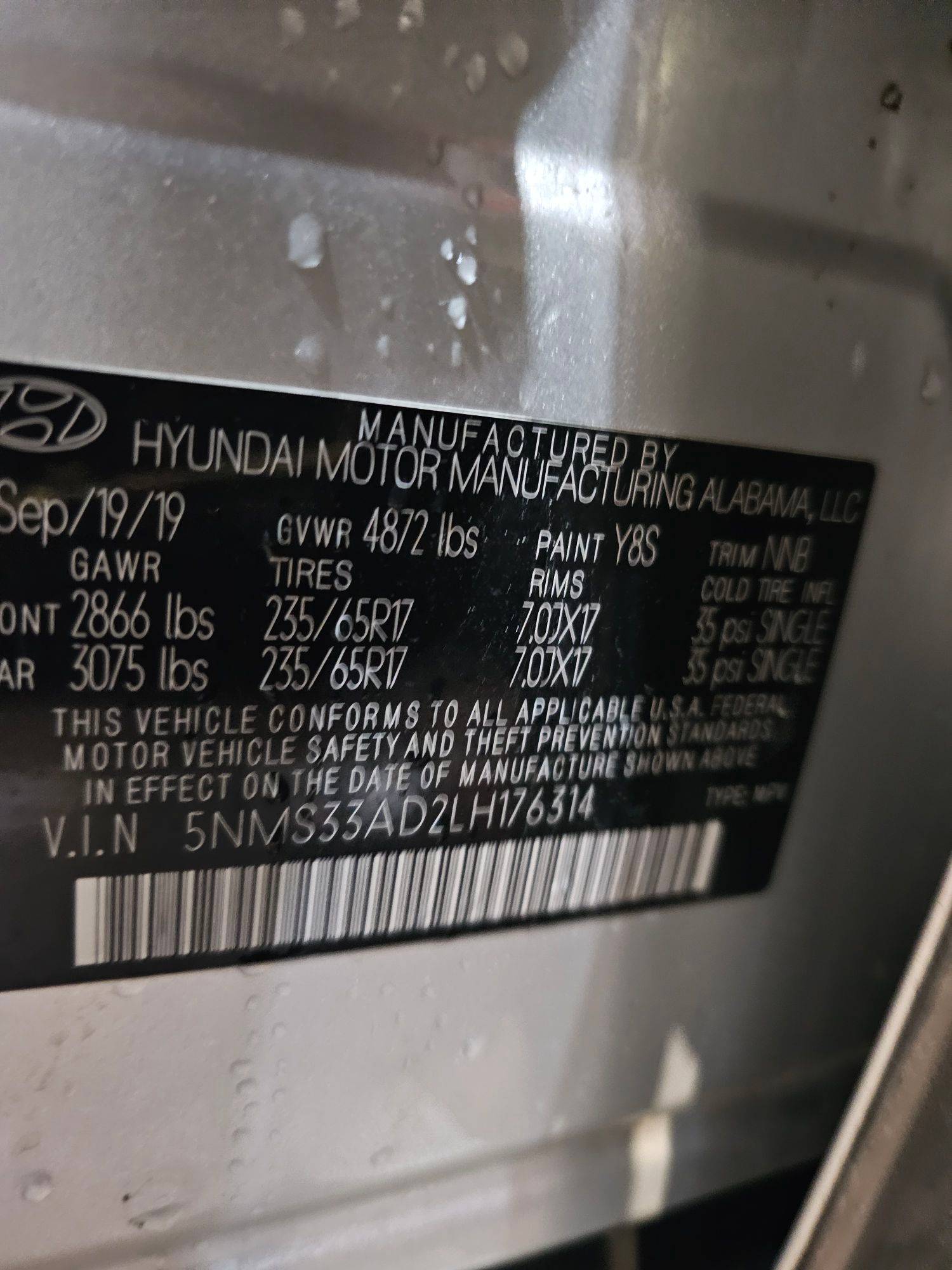 HYUNDAI SANTA FE 2020 - Marhaba Auction Used Cars - Image 10