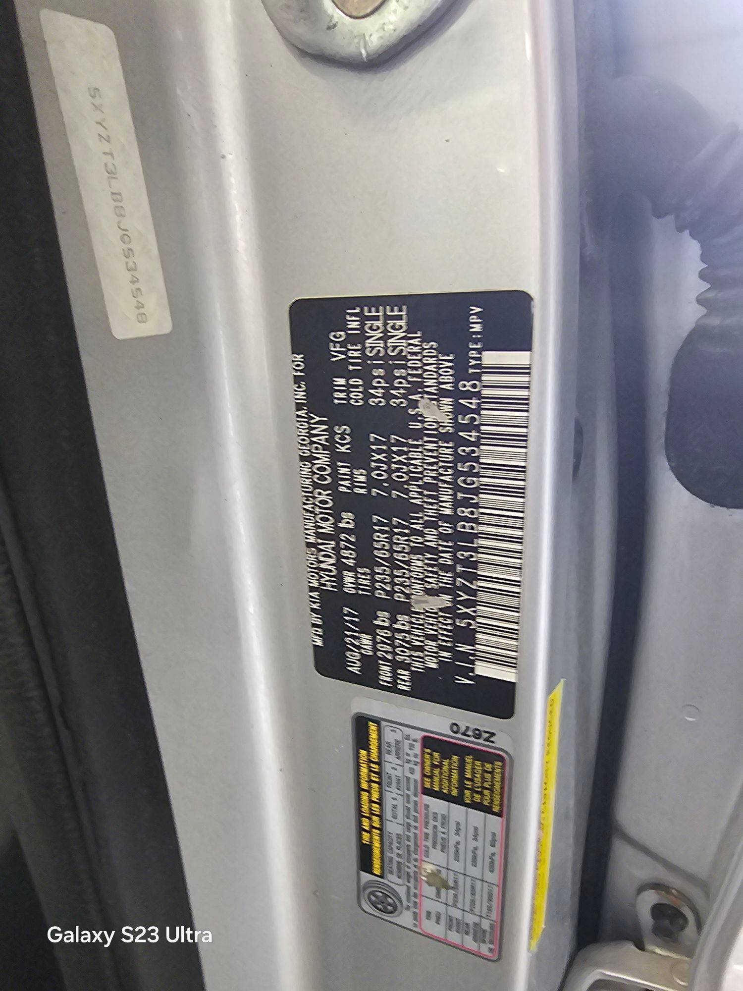 HYUNDAI SANTA FE SPORT 2018 - Marhaba Auction Used Cars - Image 10