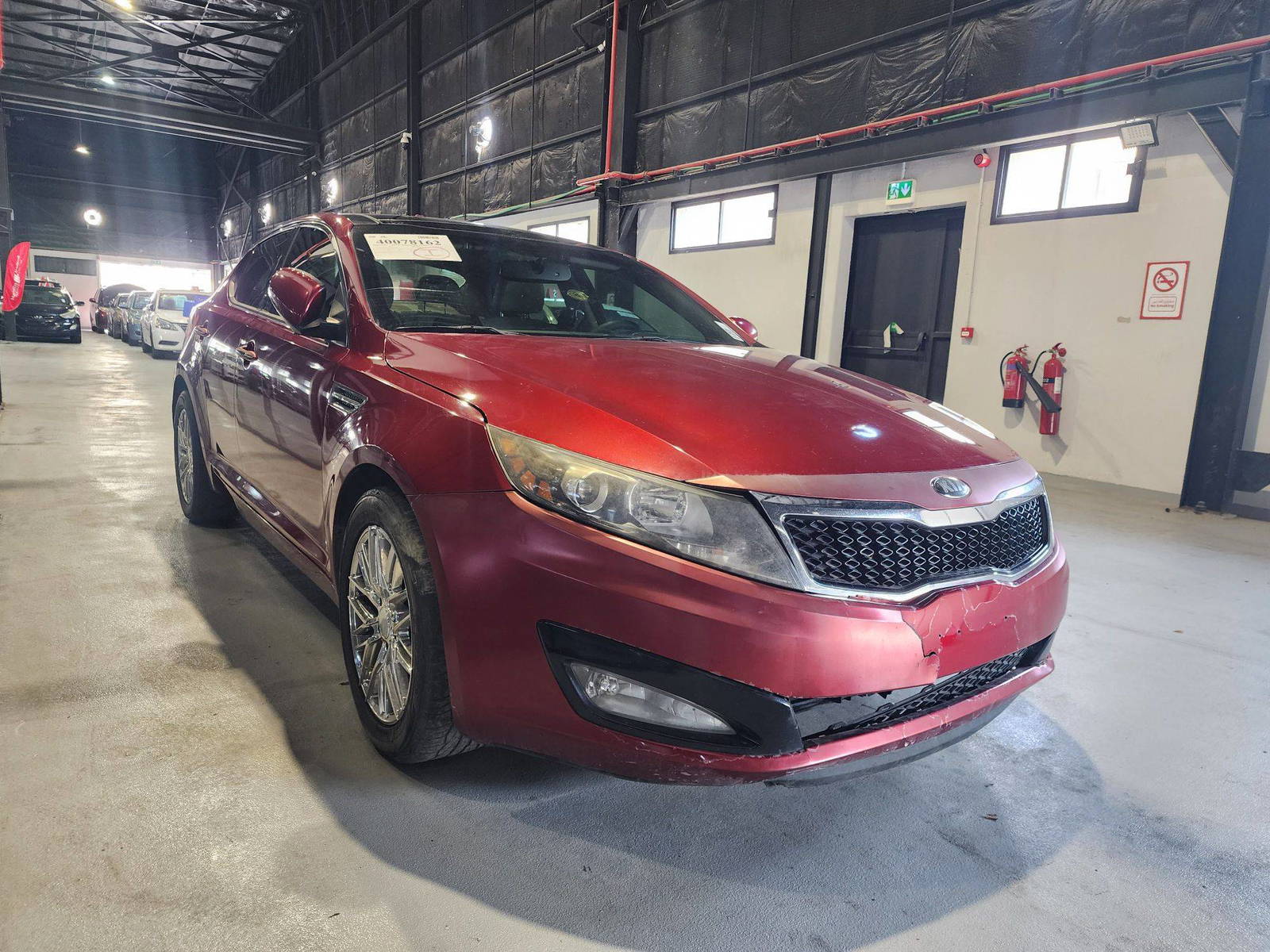 2013 KIA OPTIMA — 224192 Miles — Lot 25780 — Al Quoz - Marhaba Auctions Used Cars - Image 4
