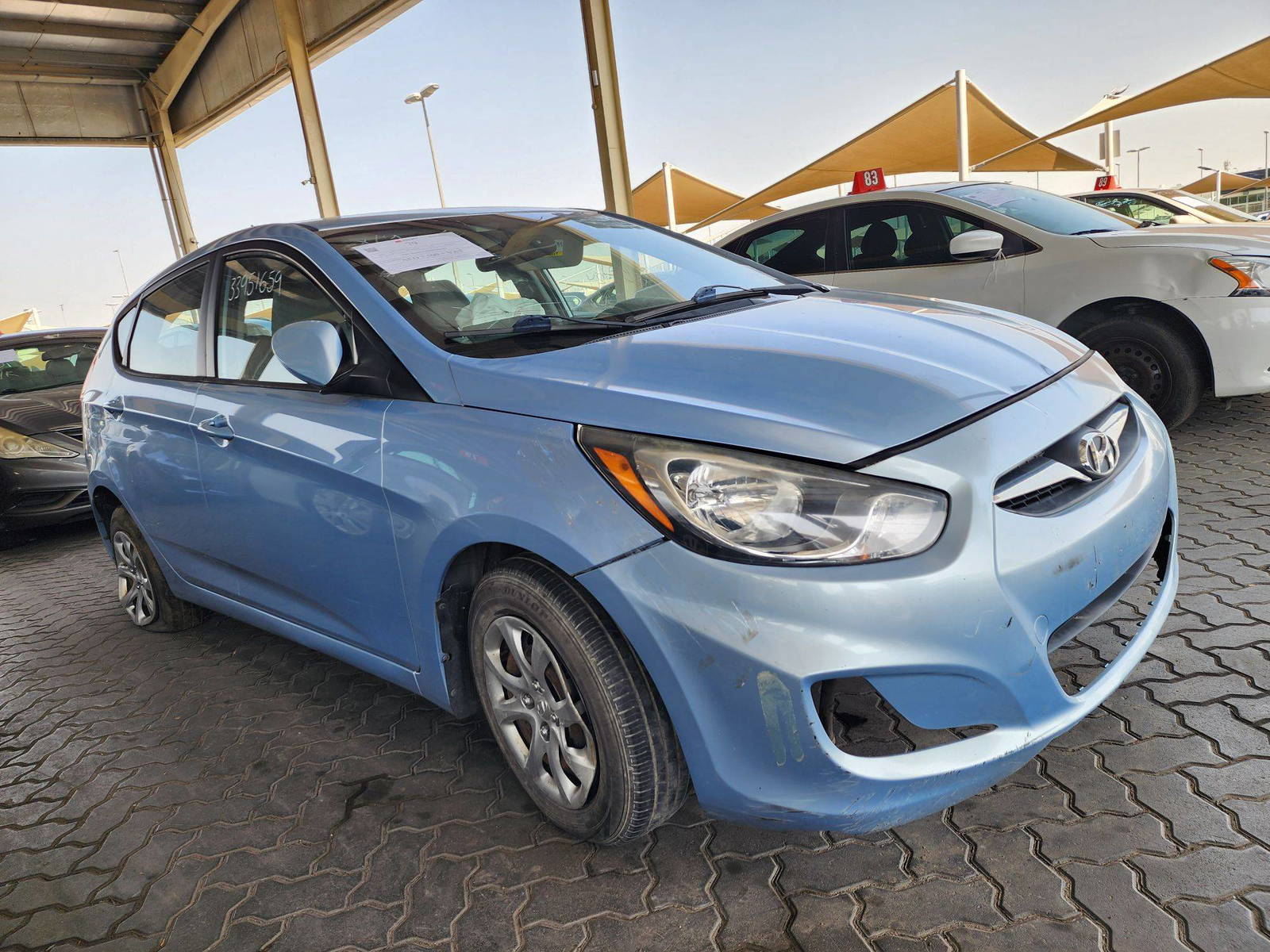 2013 HYUNDAI ACCENT — 136080 Miles — Lot 33951659 — Souq - Marhaba Auctions Used Cars - Image 4