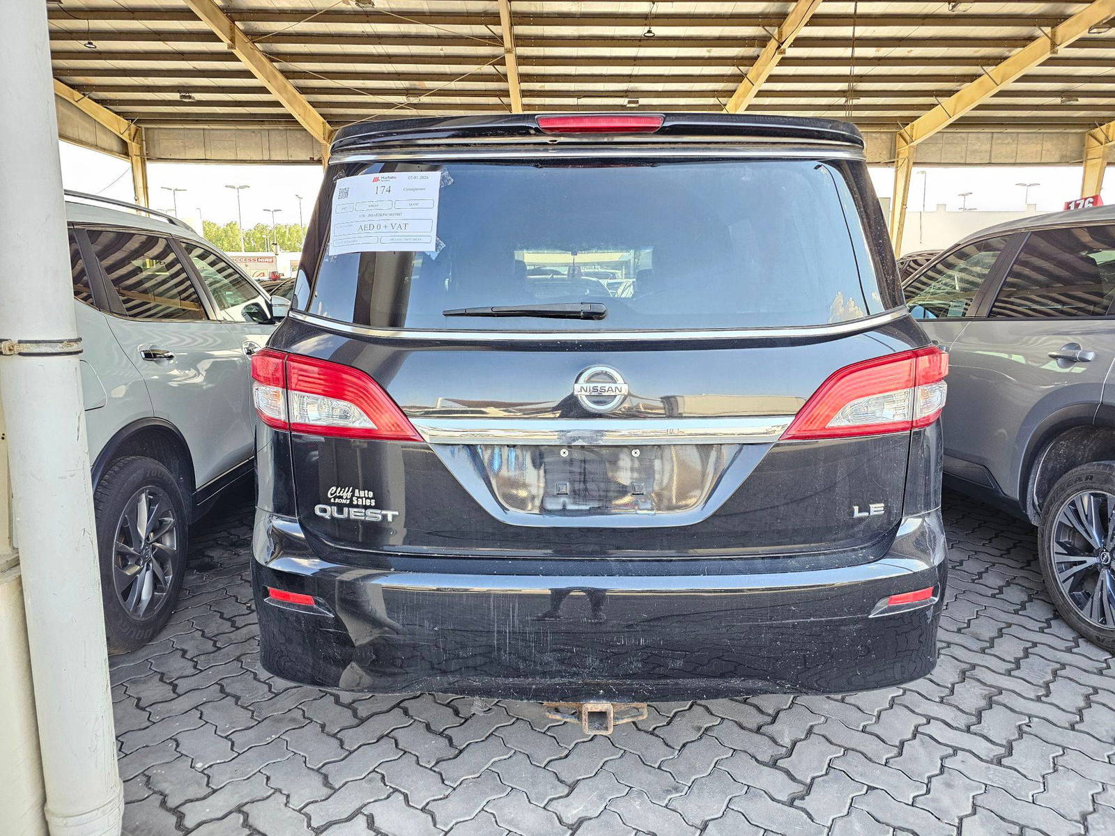 NISSAN QUEST 2012 - Marhaba Auction Used Cars - Image 3