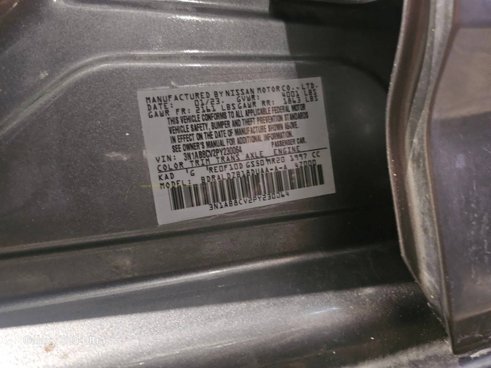 NISSAN SENTRA 2023 - Marhaba Auction Used Cars - Image 10