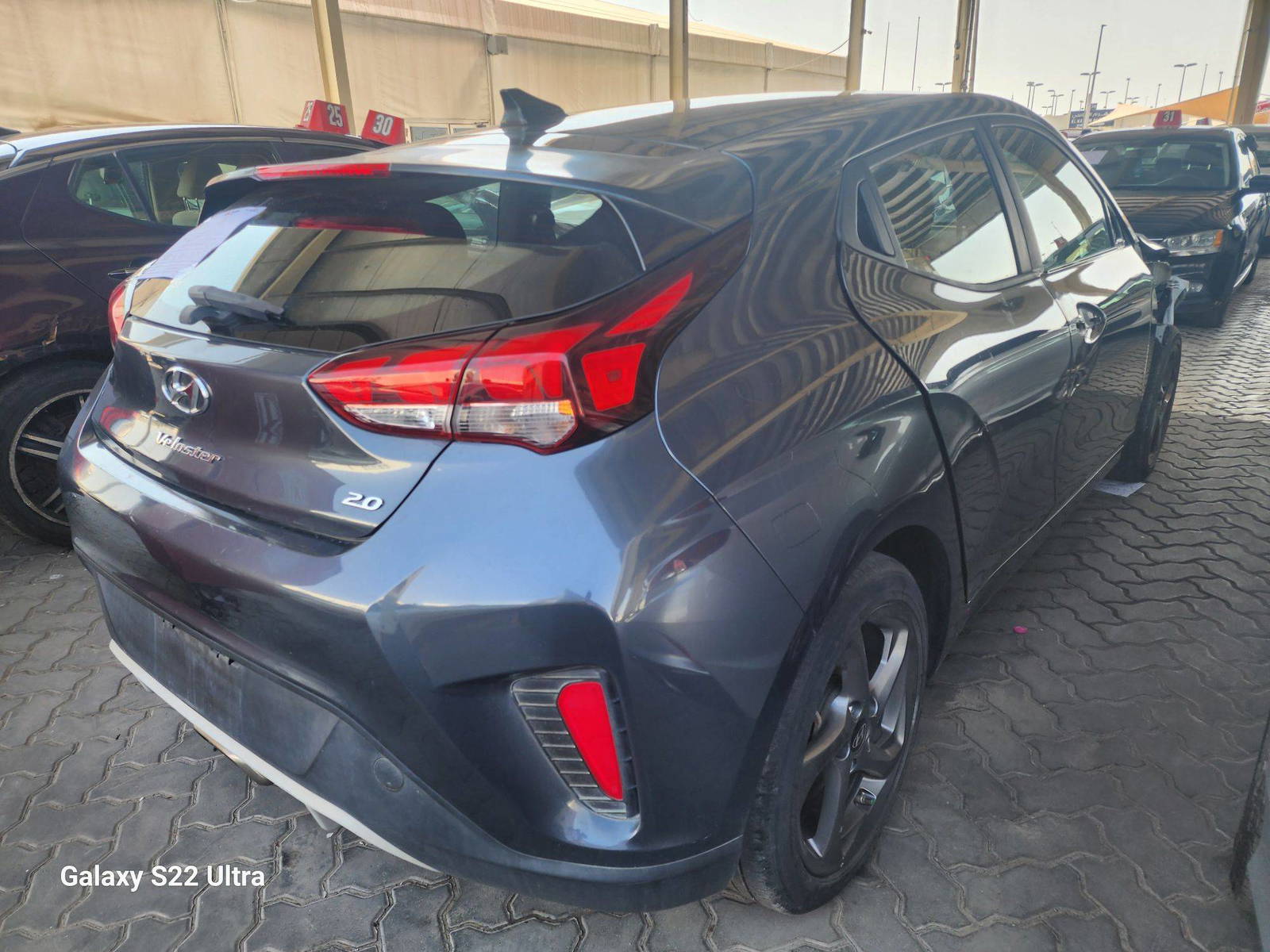 2019 HYUNDAI VELOSTER — 73948 Miles — Lot 80394343 — Souq - Marhaba Auctions Used Cars - Image 3