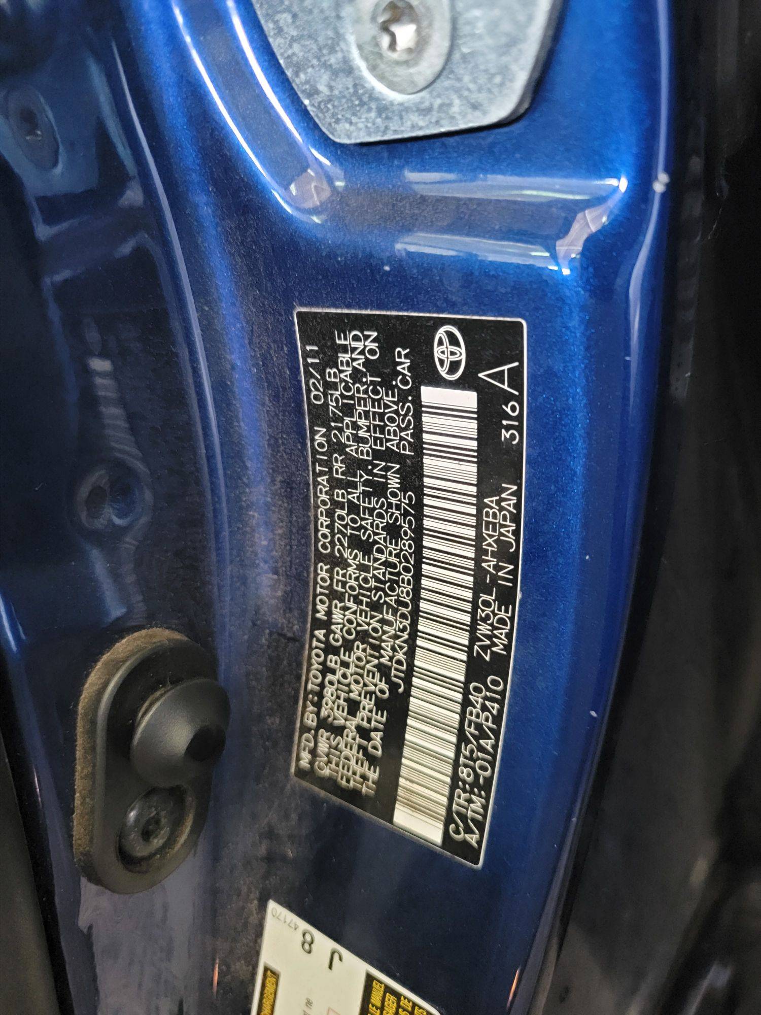 2011 TOYOTA PRIUS — 197123 Miles — Lot 70099615 — Main - Marhaba Auctions Used Cars - Image 9