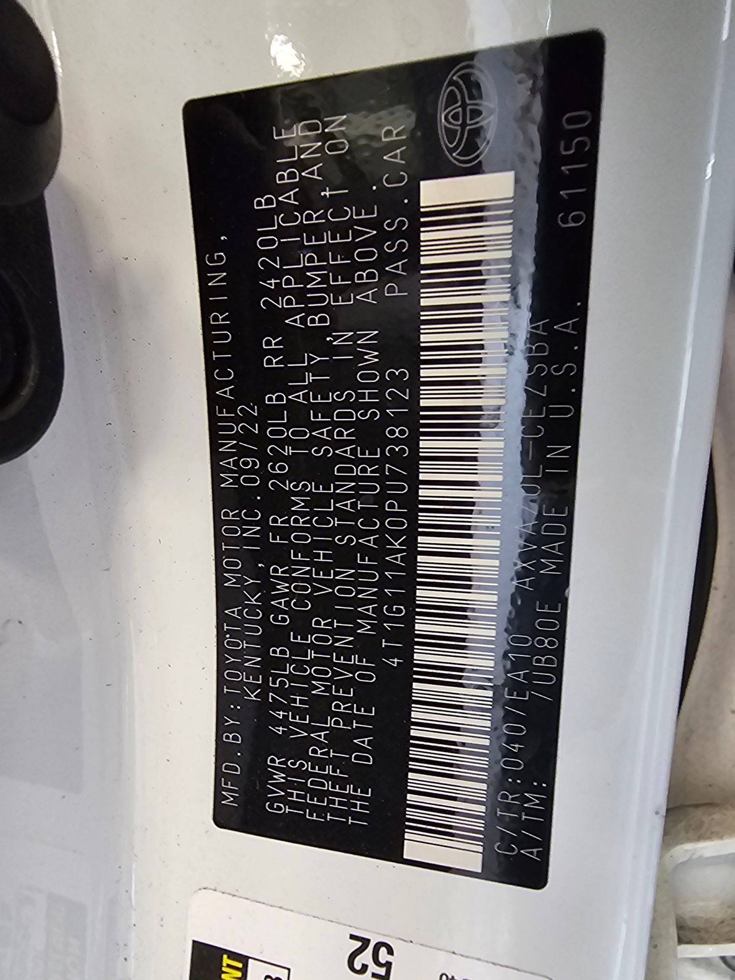 TOYOTA CAMRY 2023 - Marhaba Auction Used Cars - Image 9