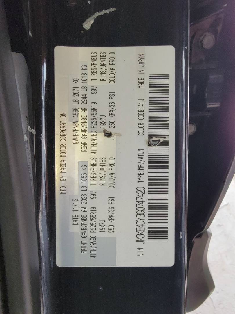 2016 MAZDA CX-5 — 201387 KM — Lot 3G0747420 — Main - Marhaba Auctions Used Cars - Image 10