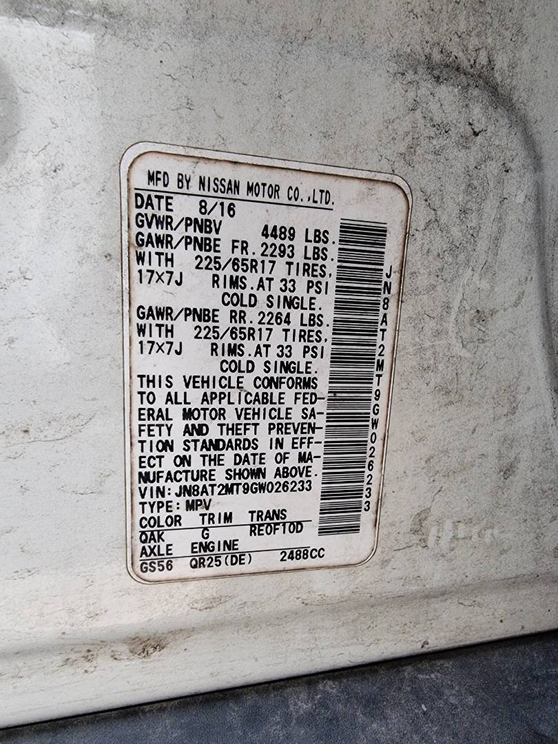 NISSAN ROGUE 2016 - Marhaba Auction Used Cars - Image 5