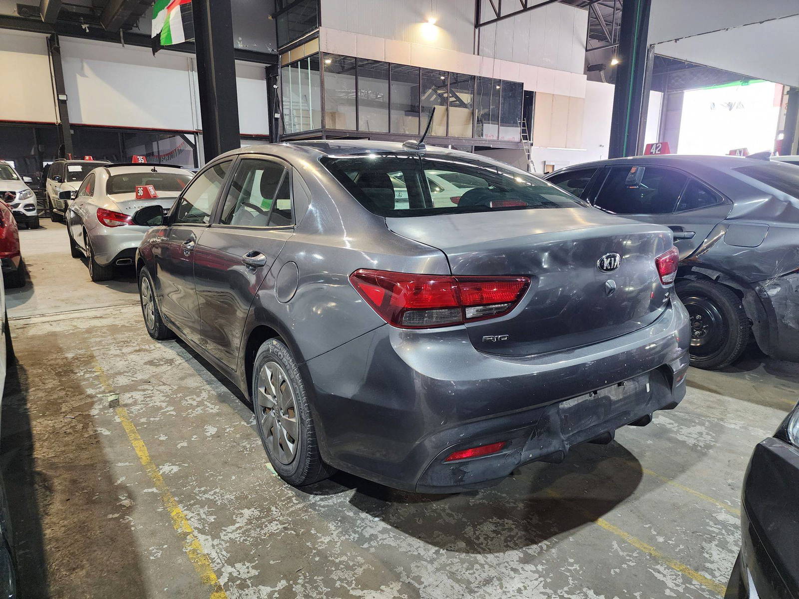 2019 KIA RIO — 95831 Miles — Lot 174684 — Al Quoz - Marhaba Auctions Used Cars - Image 9