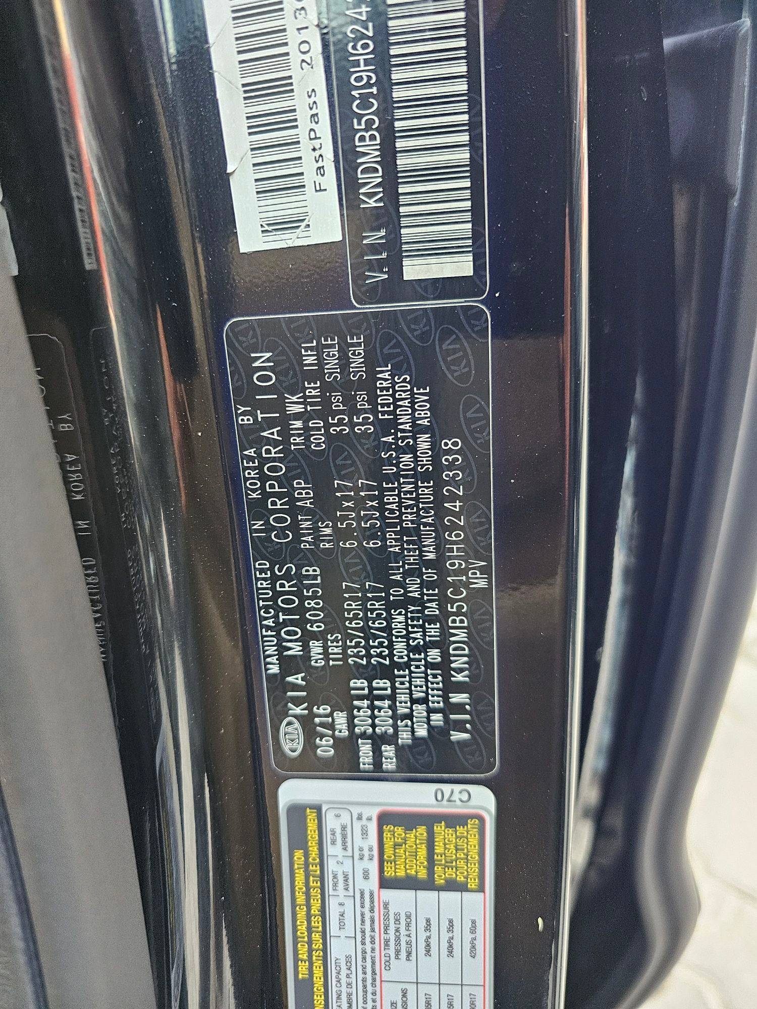 KIA SEDONA 2017 - Marhaba Auction Used Cars - Image 8